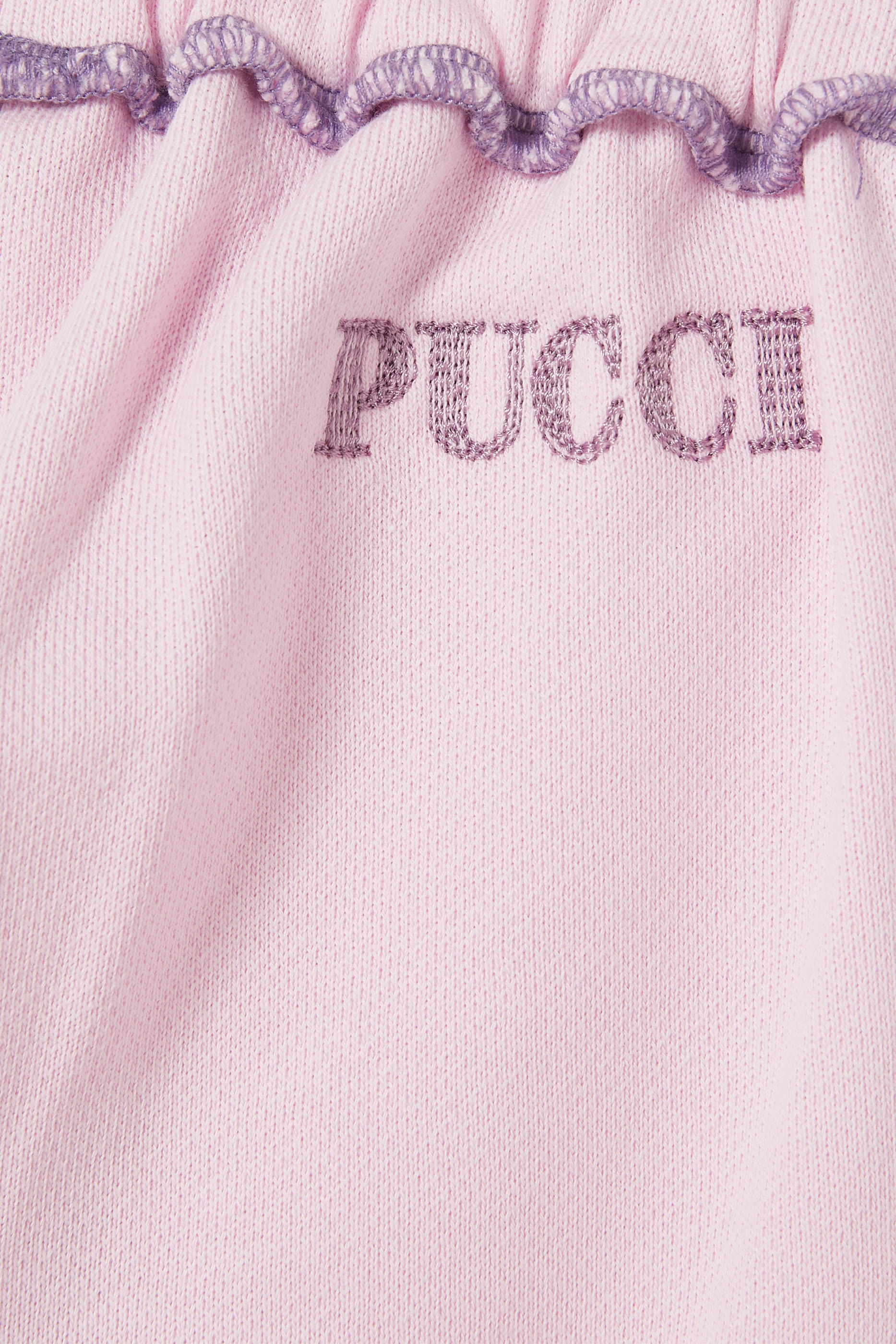 Kids Logo Ruffle-Trim Sweatpants