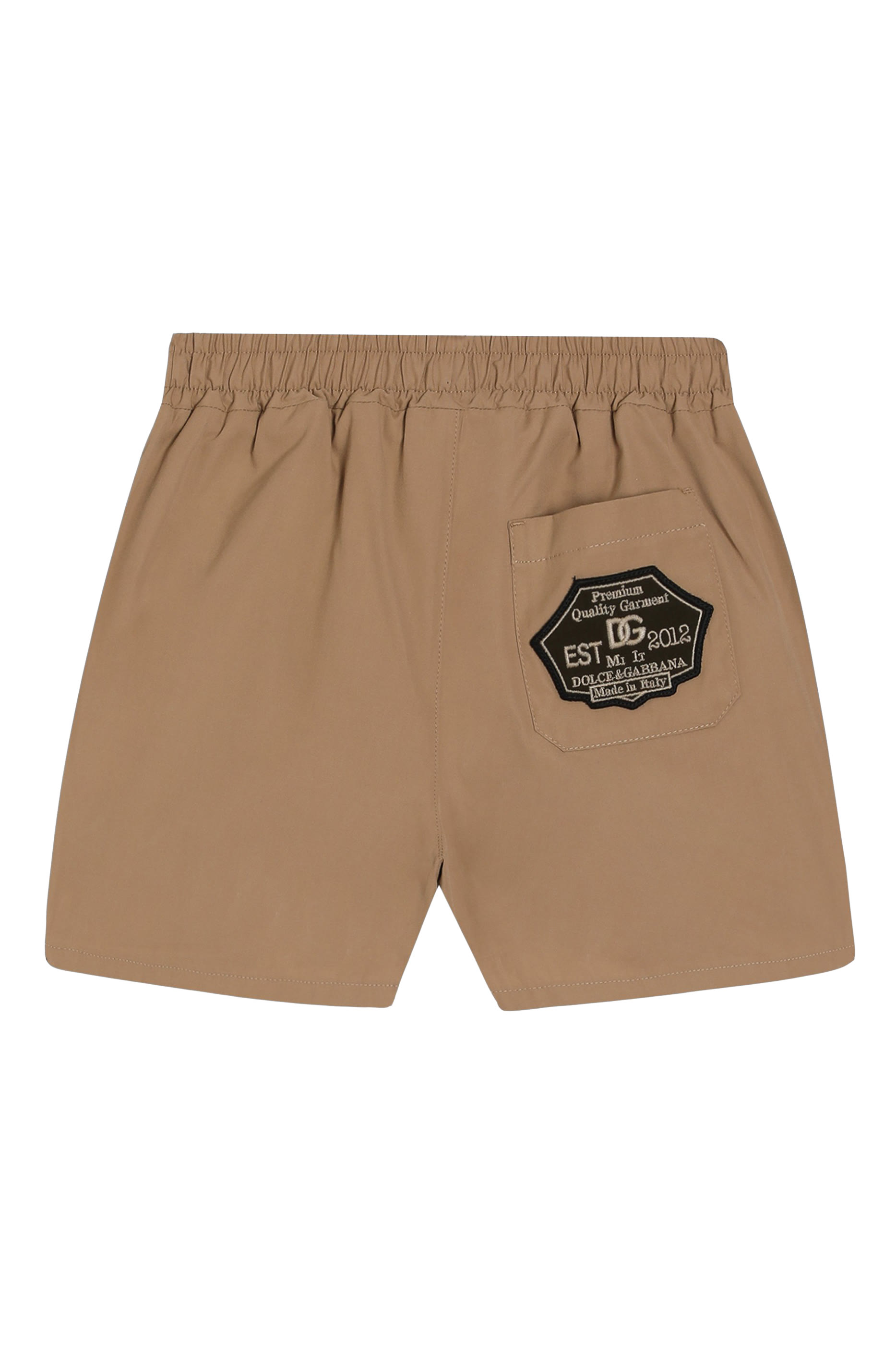 Kids Poplin Bermuda Shorts with DG Patch