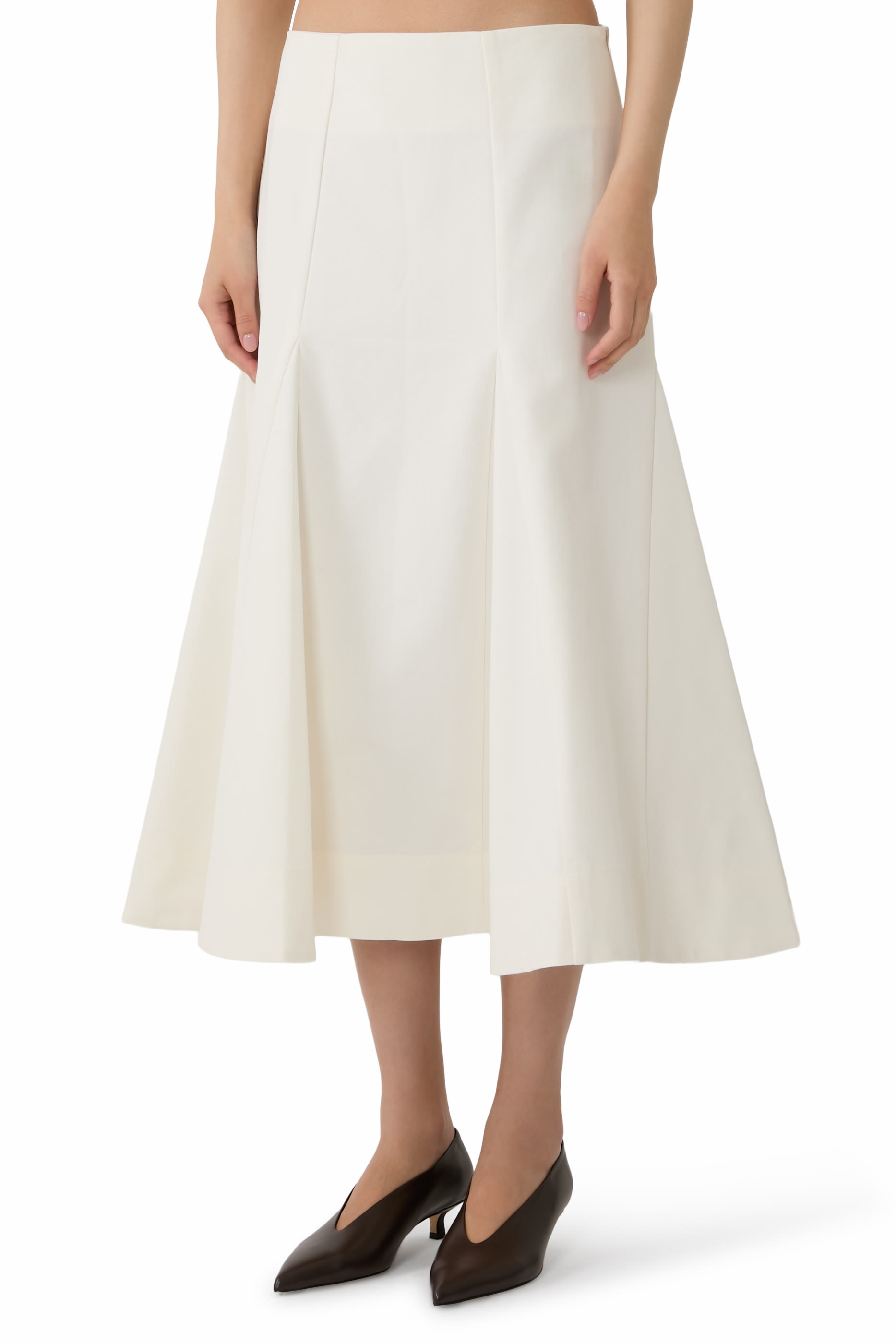 Sculptural Cotton Skirt