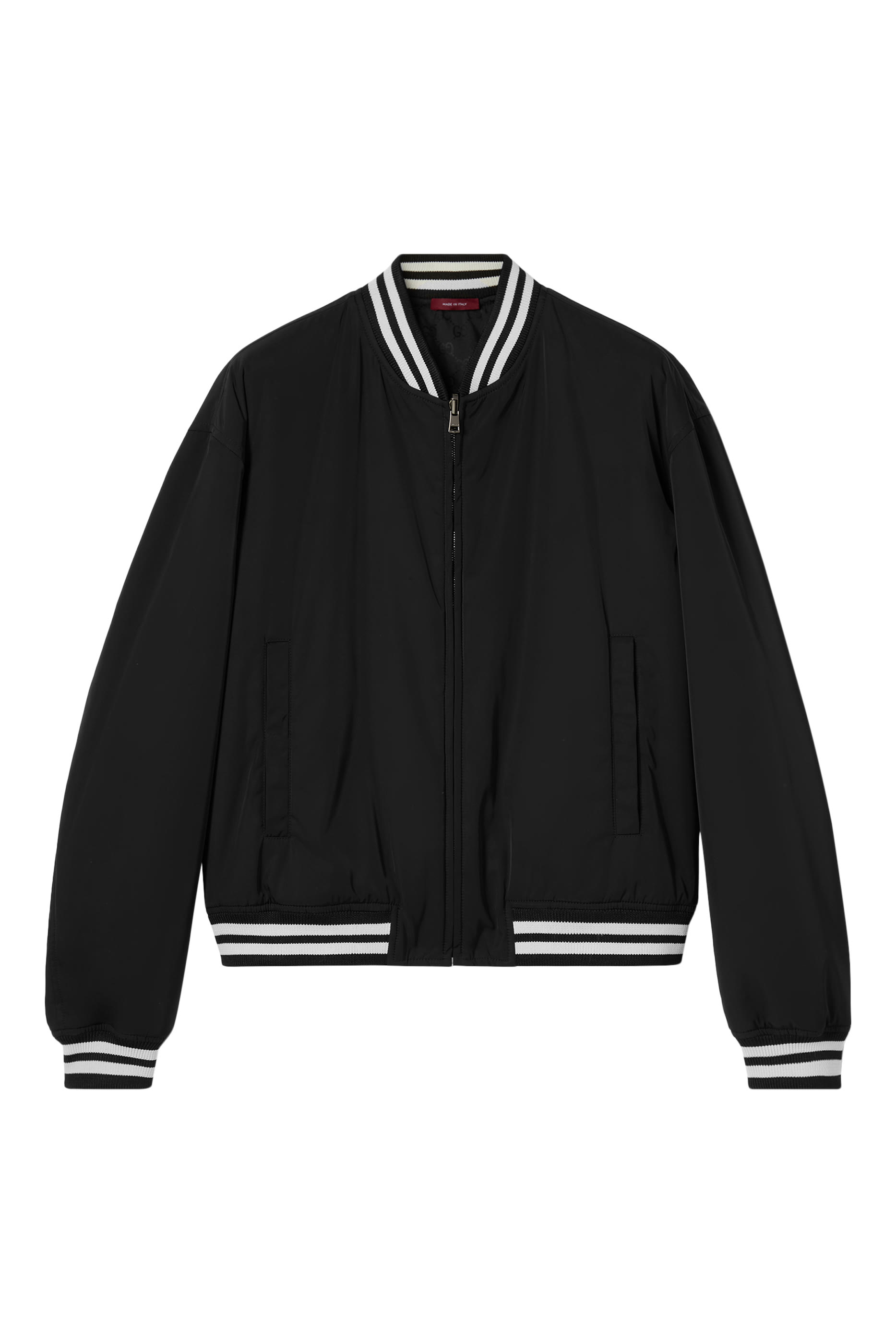 Reversible Nylon Twill Zip Jacket 