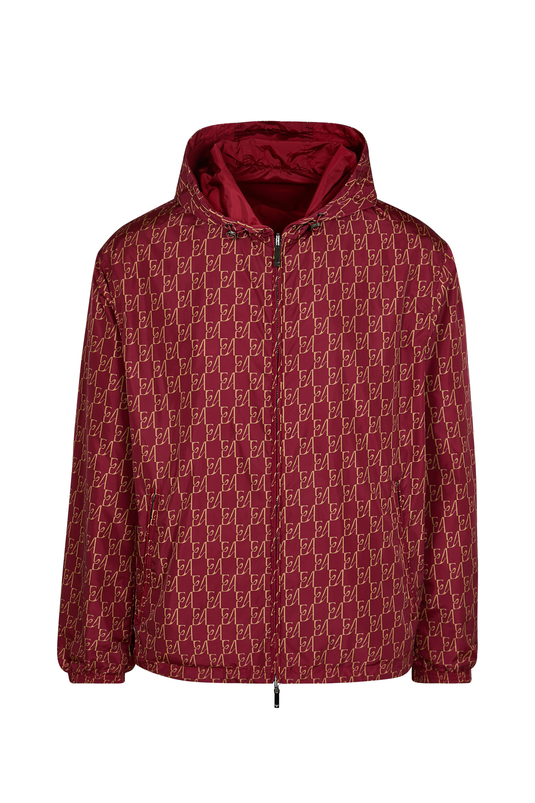 Hooded Blouson Zip Jacket