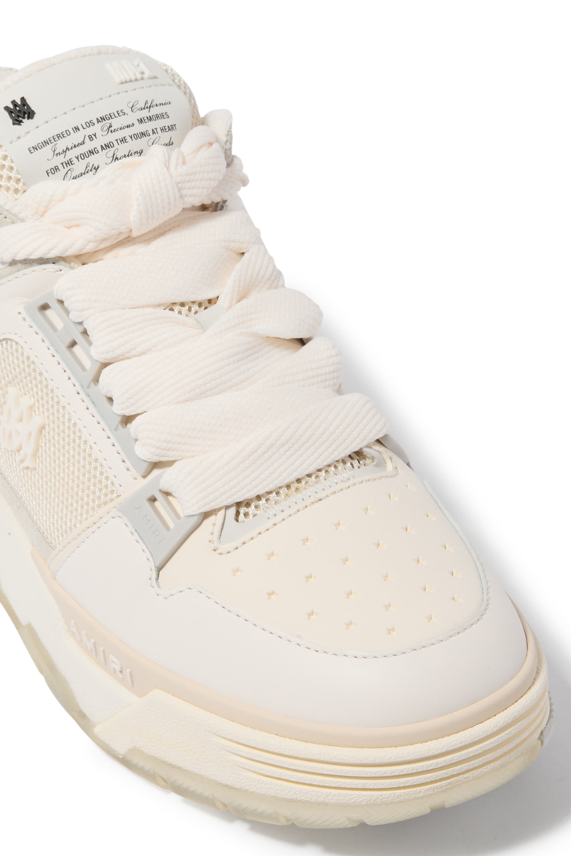 MA-1 Panelled Leather Sneakers 40