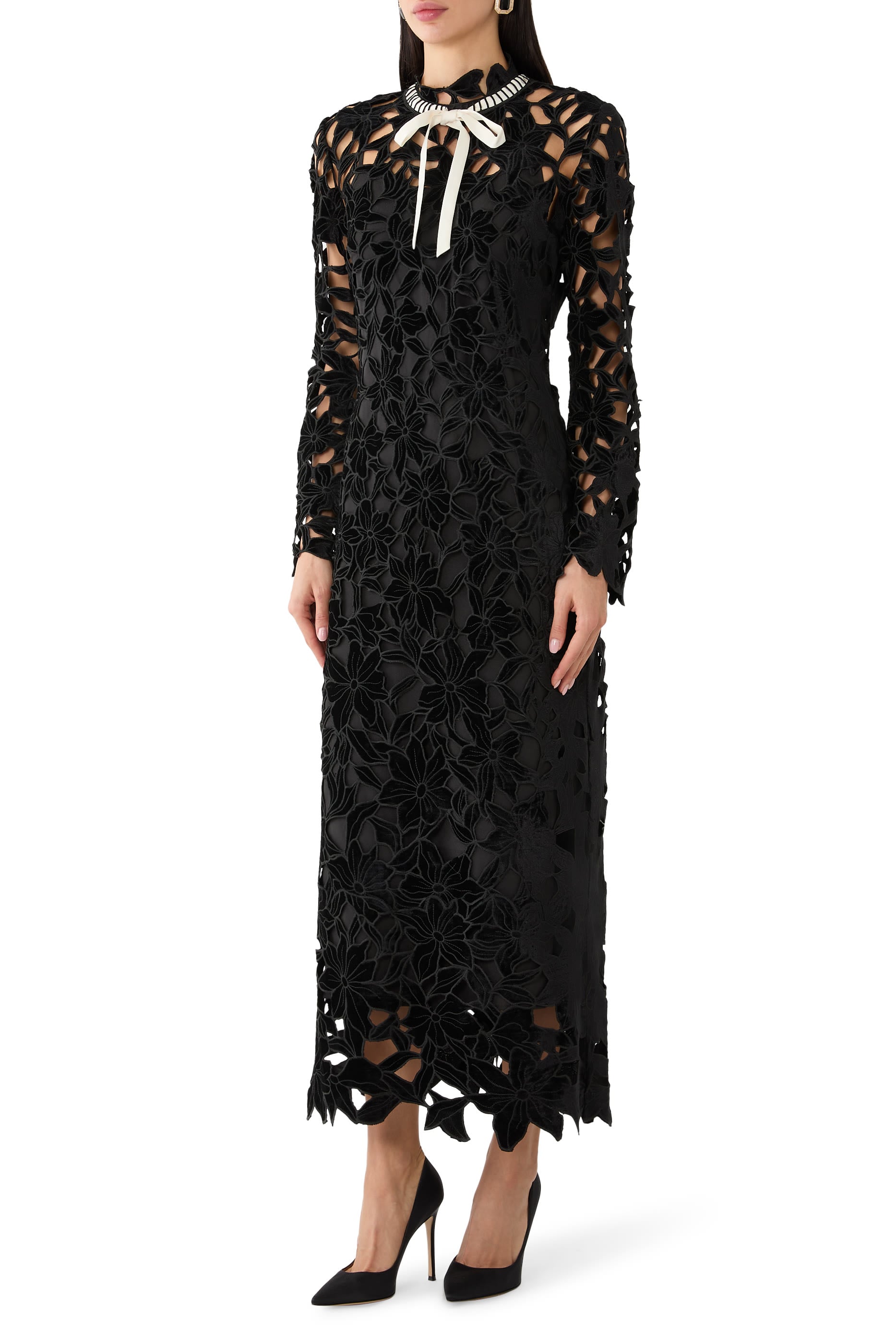 Thiora Lace Midi Dress