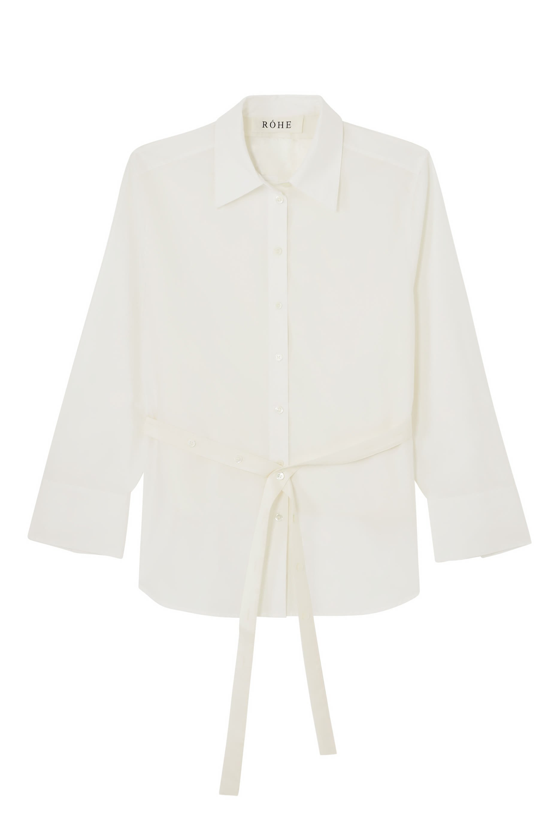 Poplin Silk Combined Gilet-Shirt