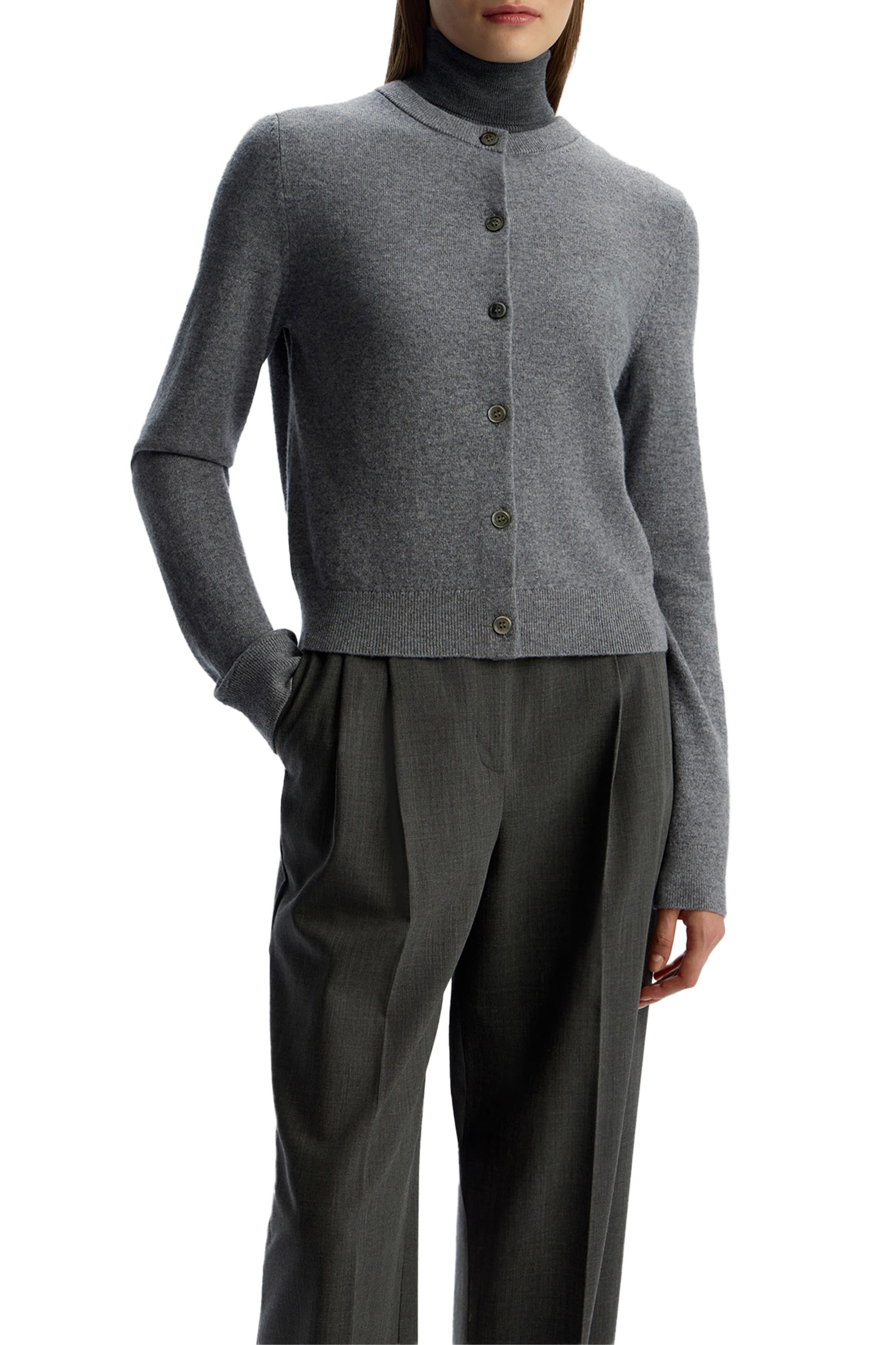 Wool-Cashmere Cardigan
