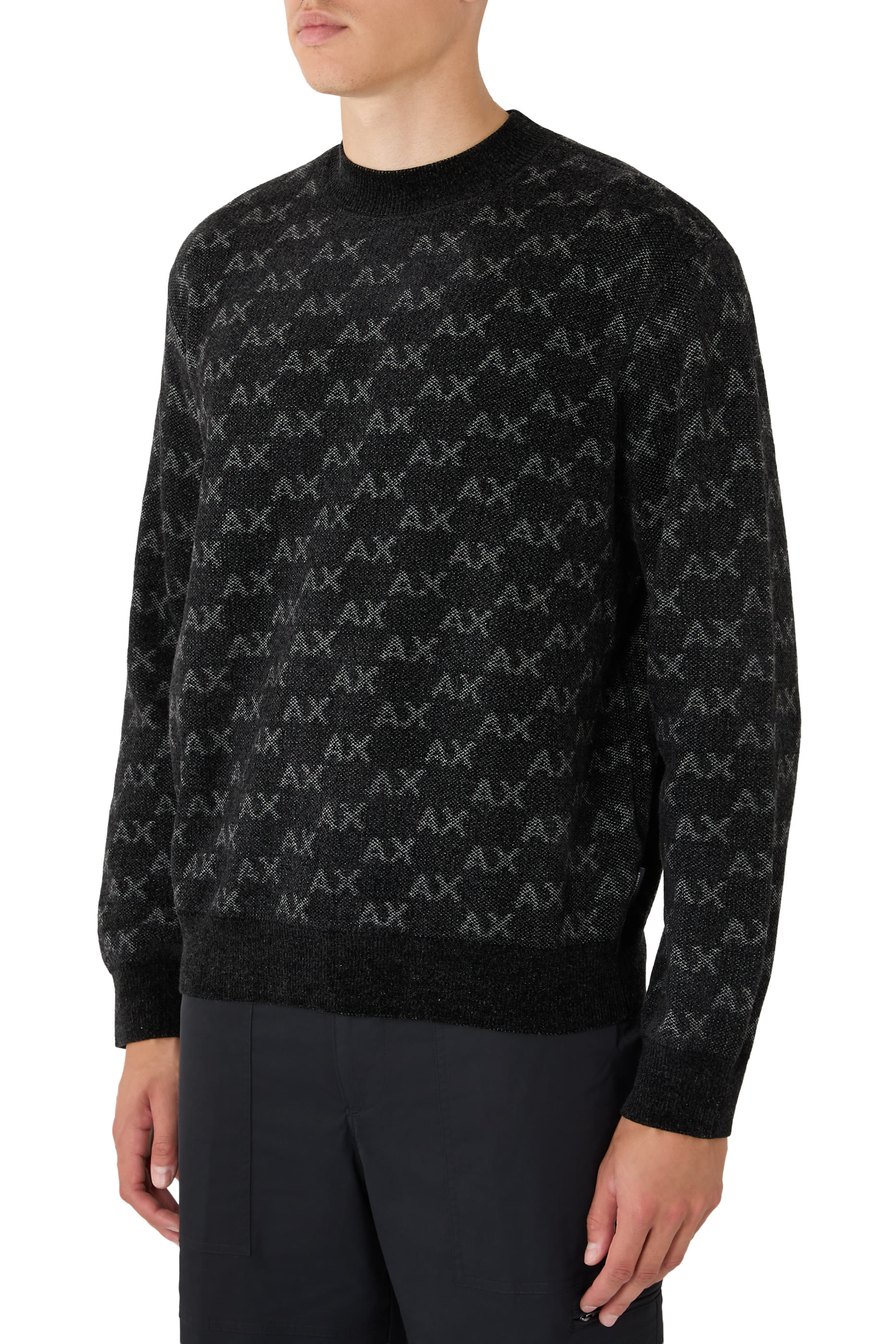 All Over Logo Pullover