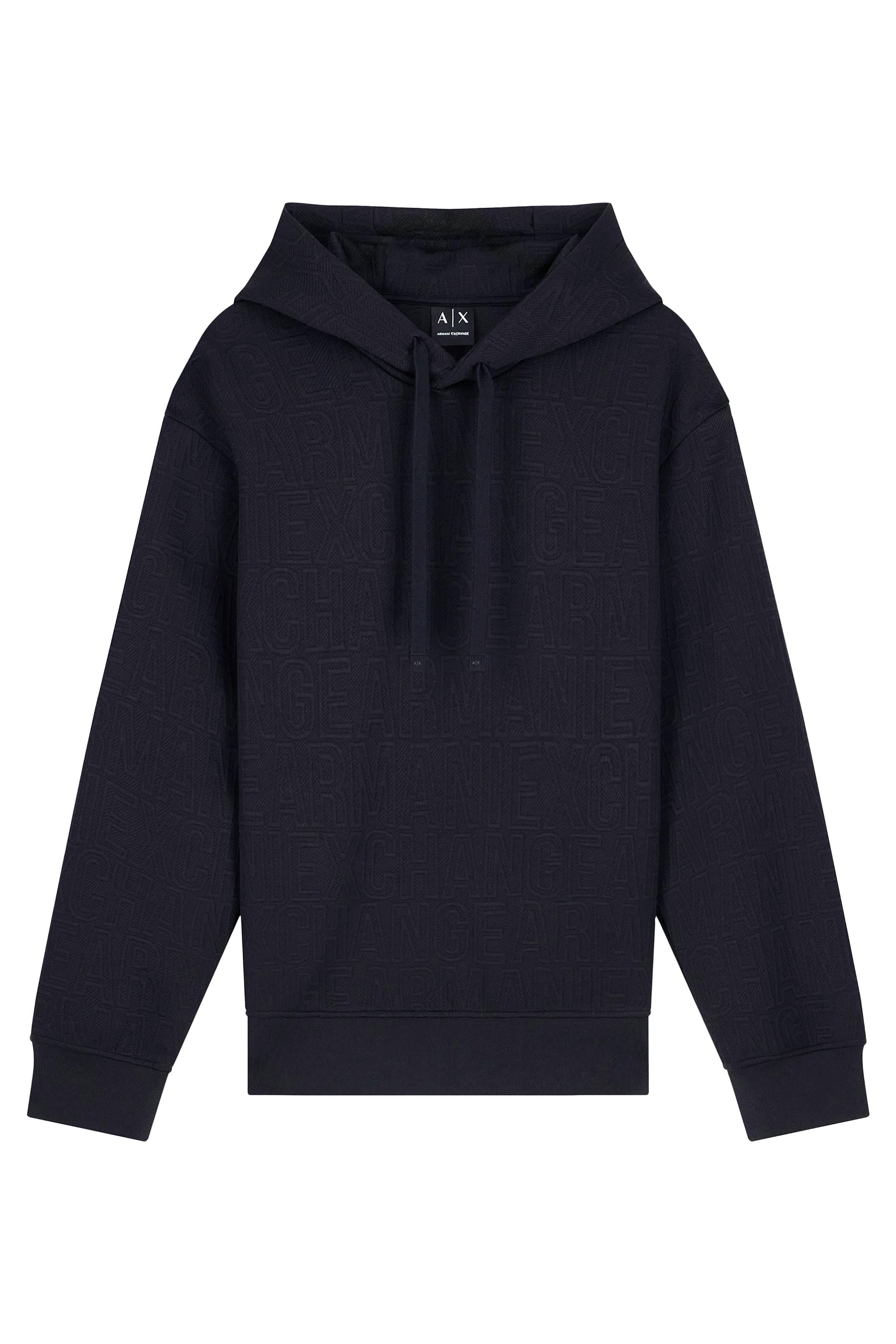Allover Logo Hooded Sweatshirt