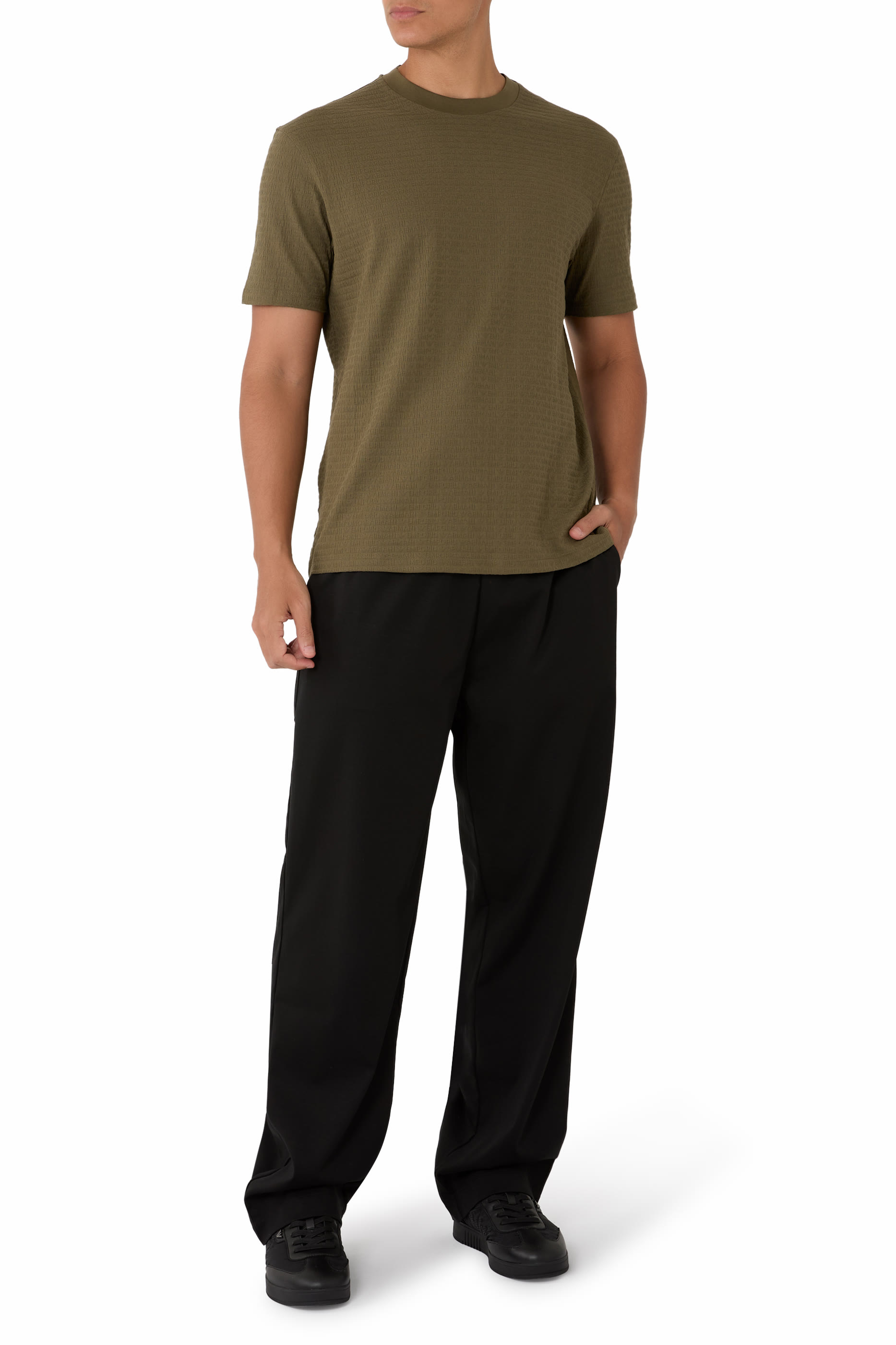 Micro EA Text Logo T-Shirt
