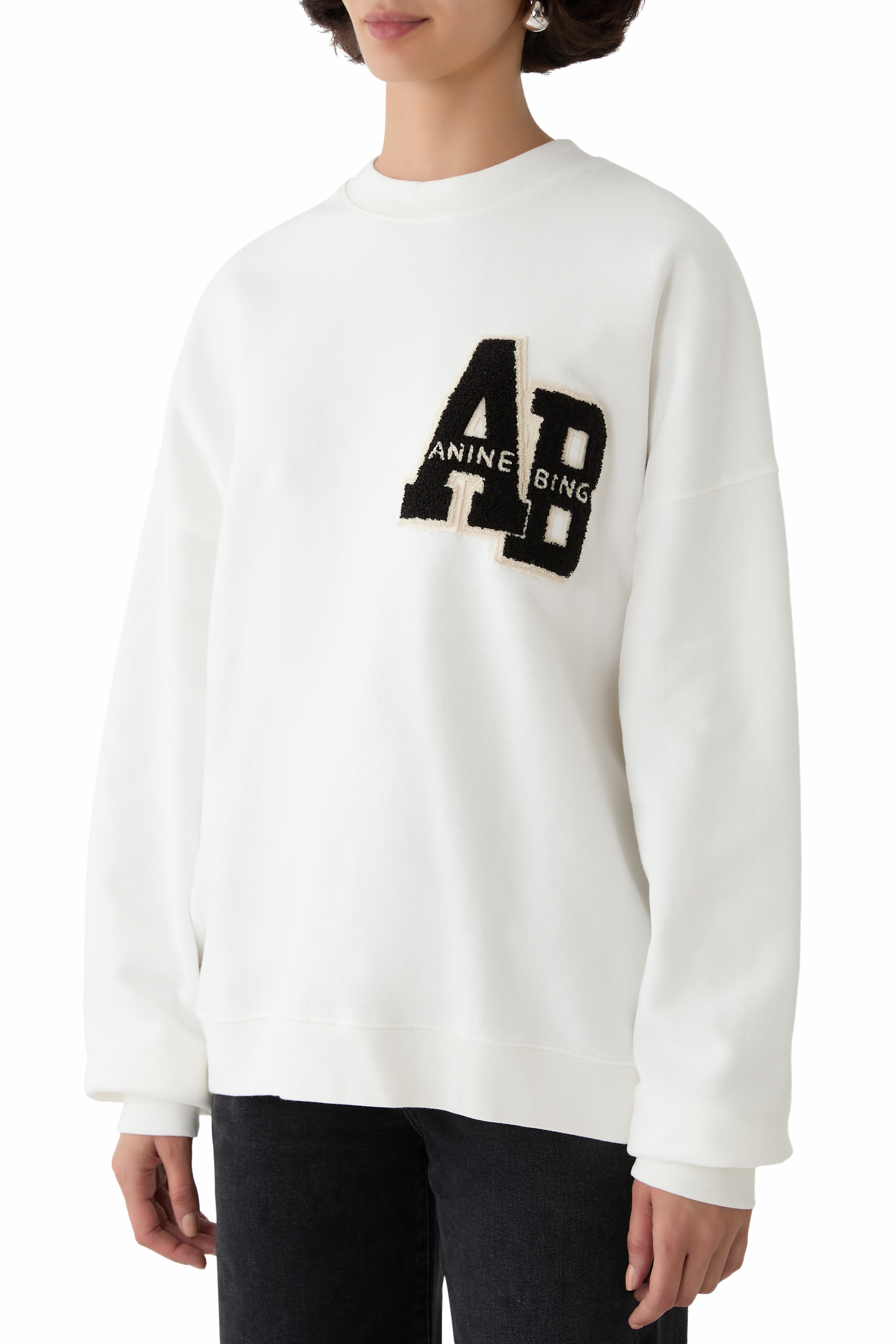 Miles Oversized Sweatshirt Letterman