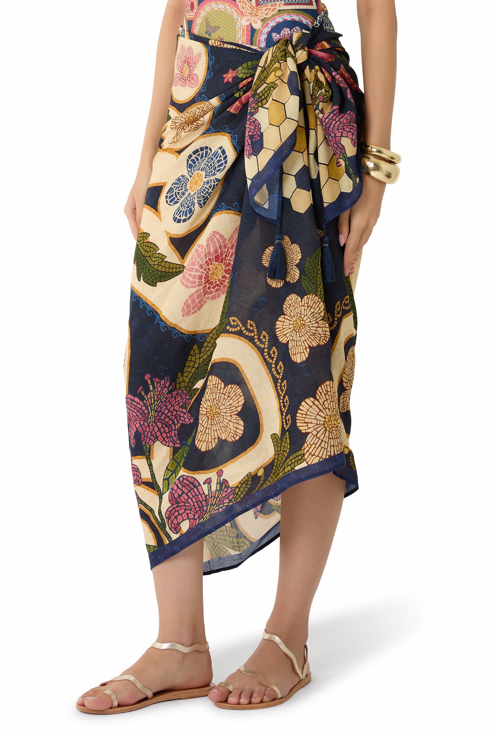 Marine Pareo Cover Up 