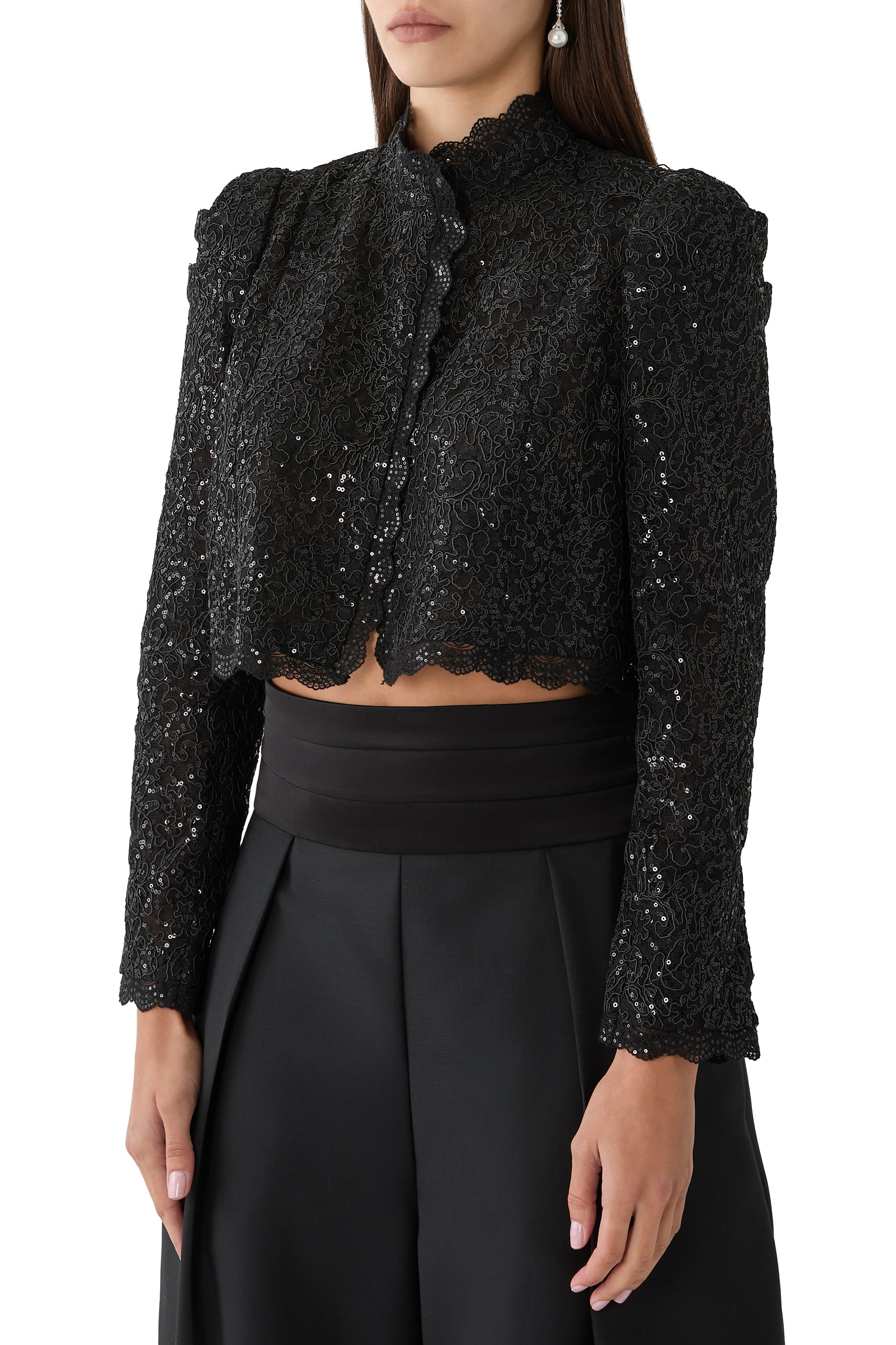 Thomasina Embellished Lace Jacket