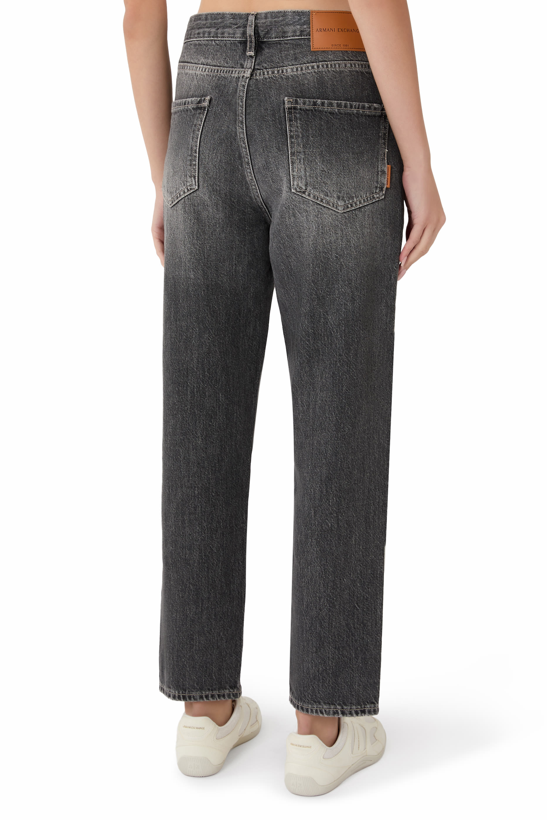 Faded Oversized 5-Pocket Pants