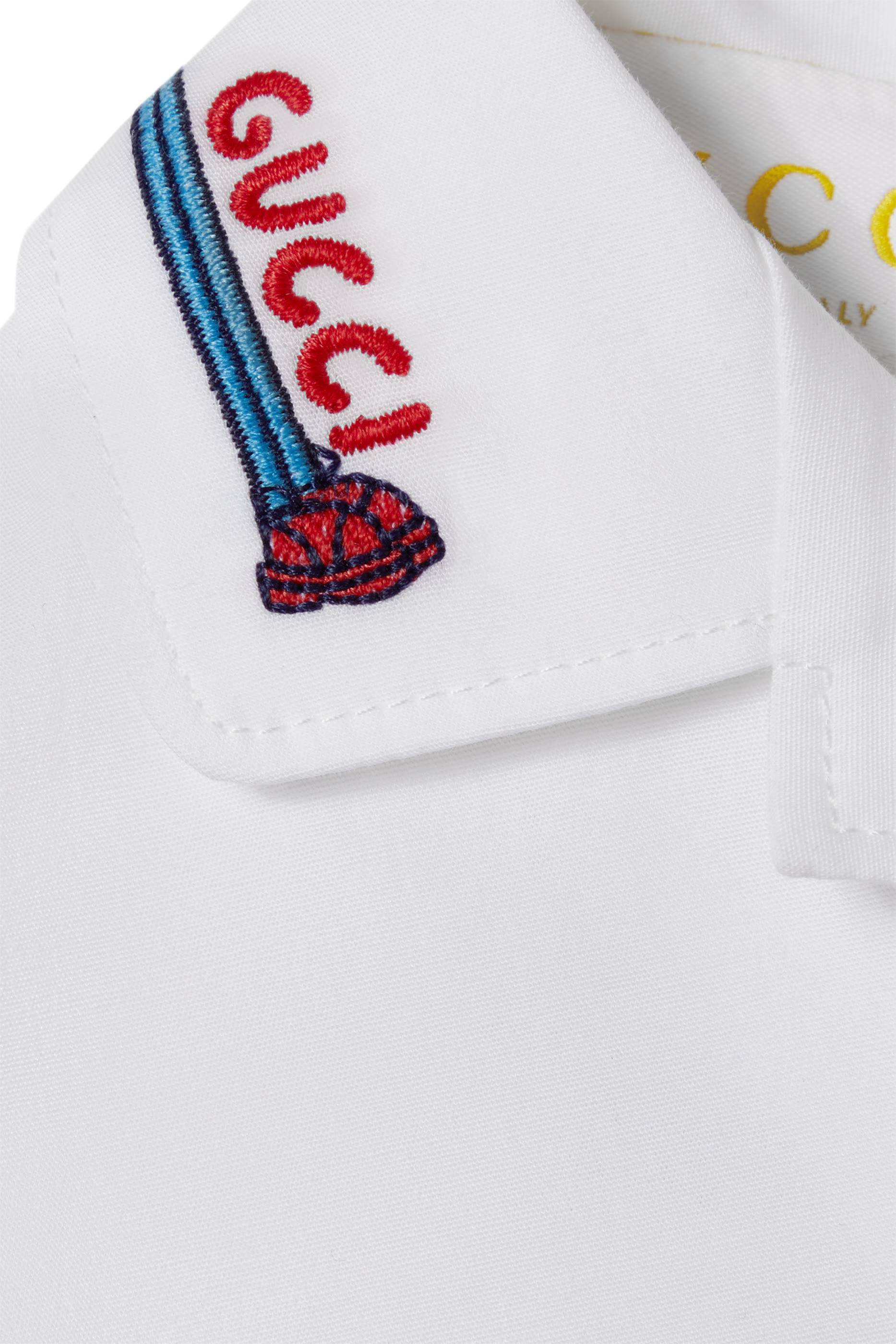 Kids Characters Embroidery Gingham One-Piece