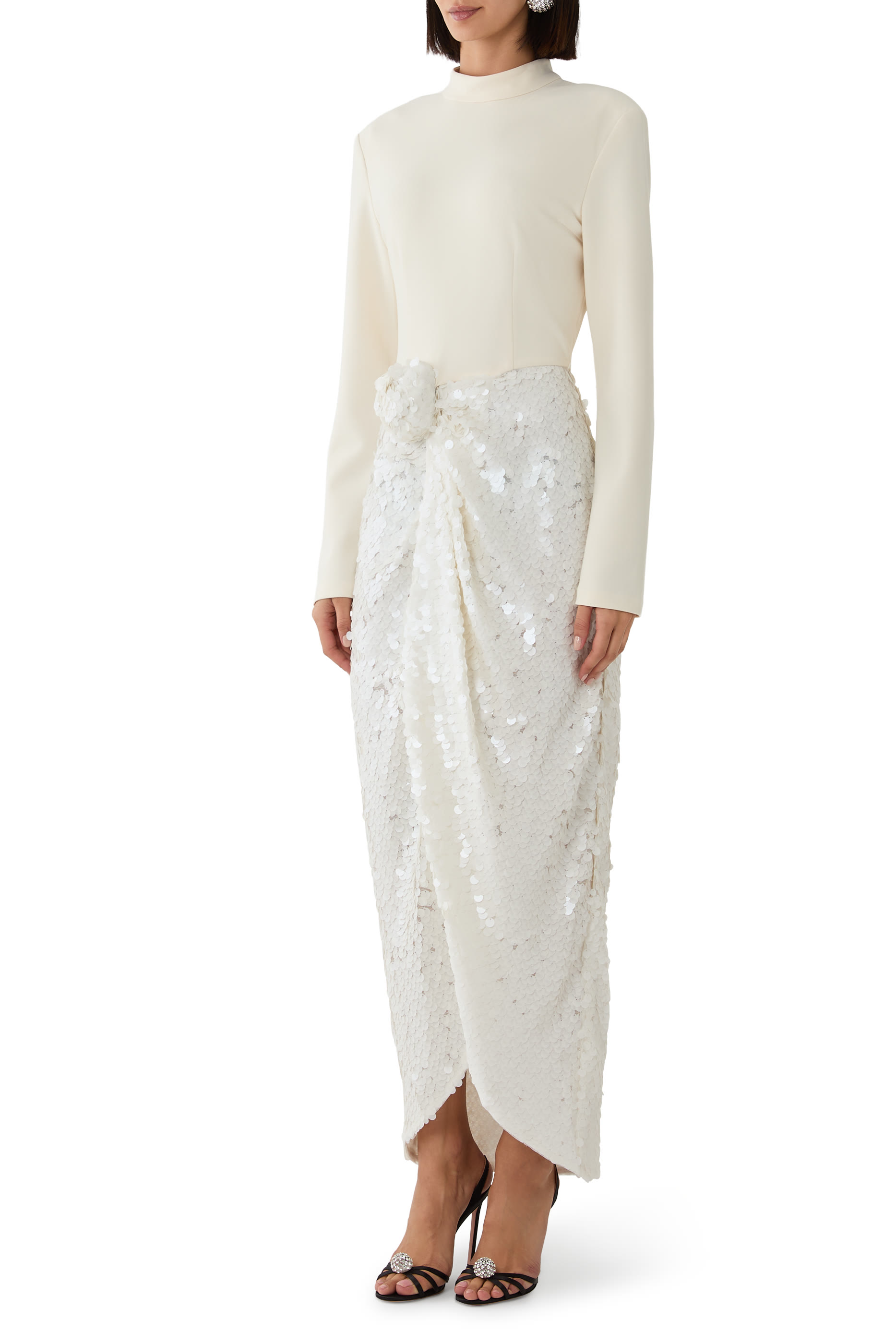 Knotted Midi Dress