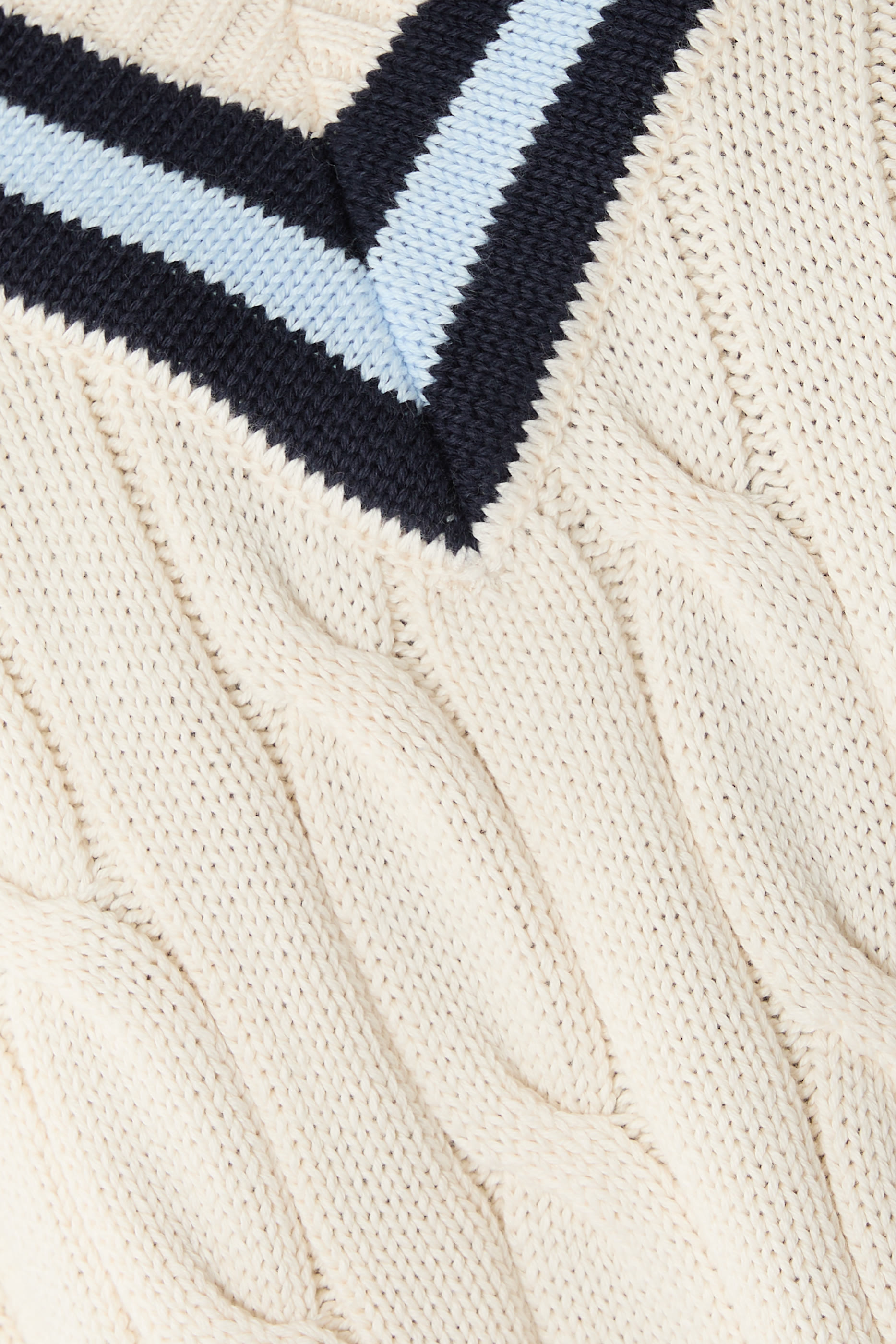 SRC Cableknit V-Neck Sweater