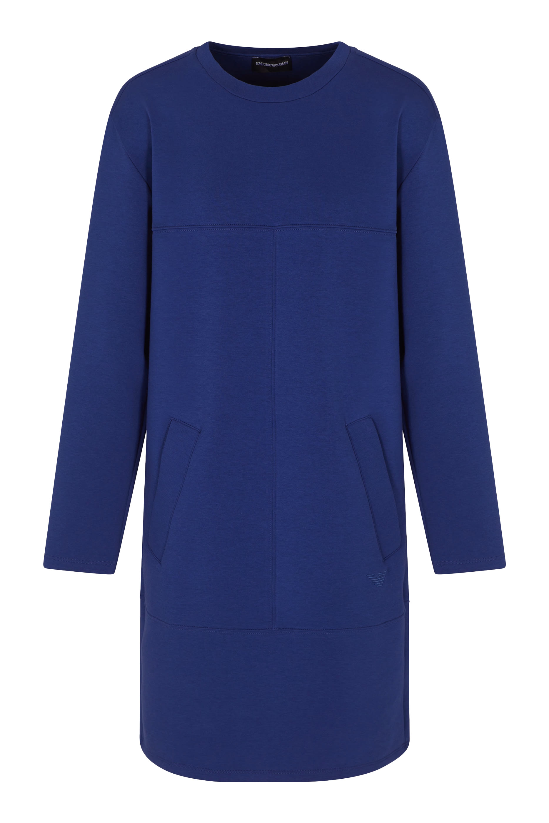  Double Jersey Crew-Neck Dress