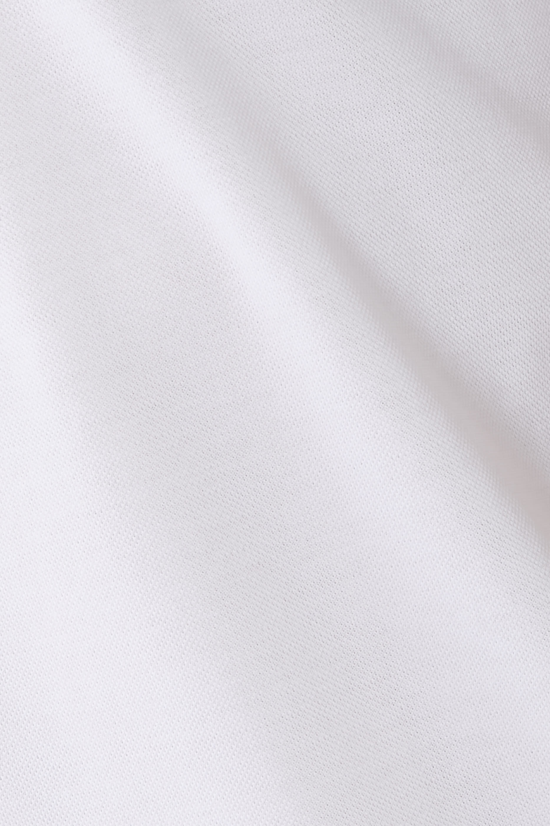 Self-Rib Cotton Knit T-Shirt