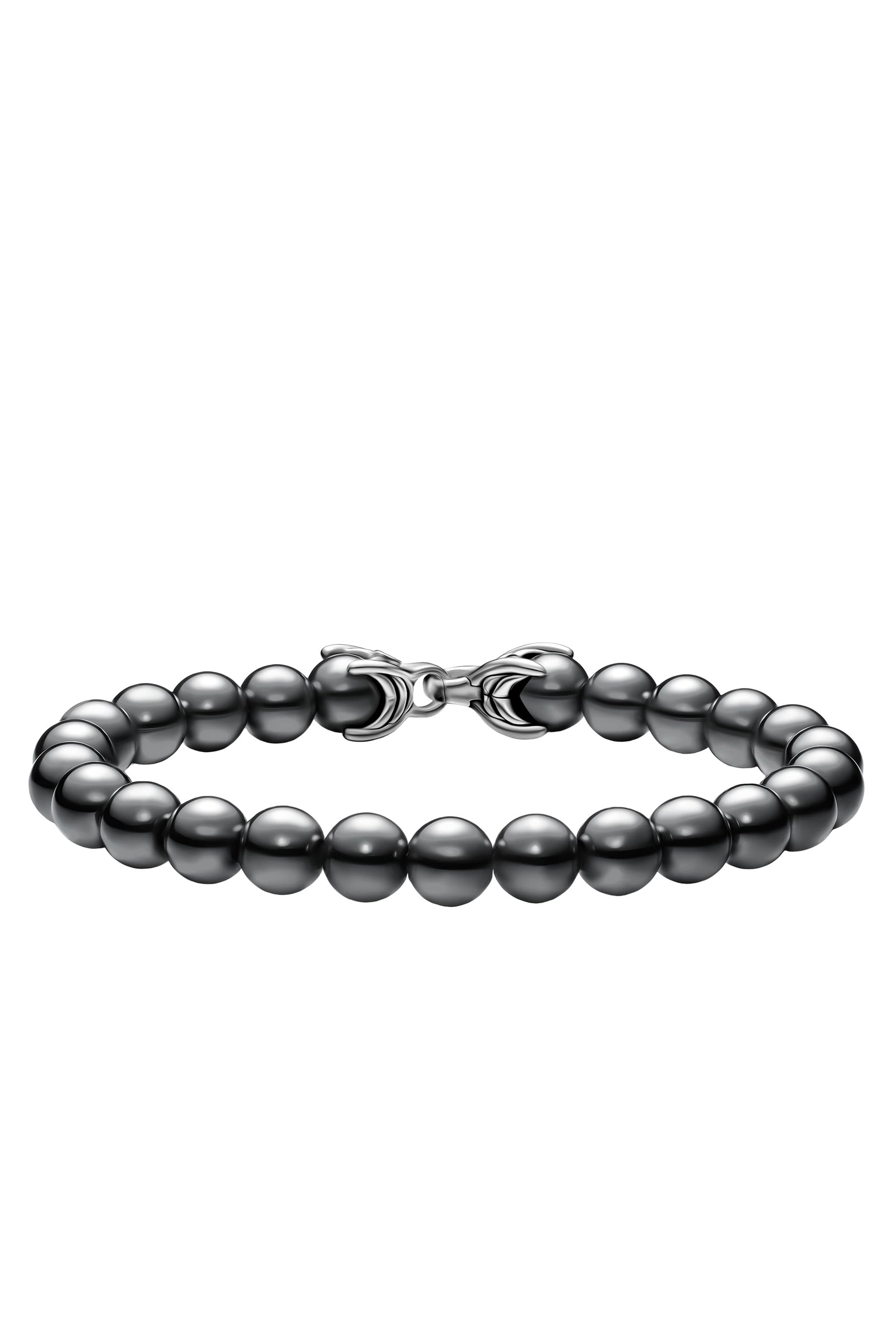 Spiritual Bracelet, Sterling Silver & Onyx