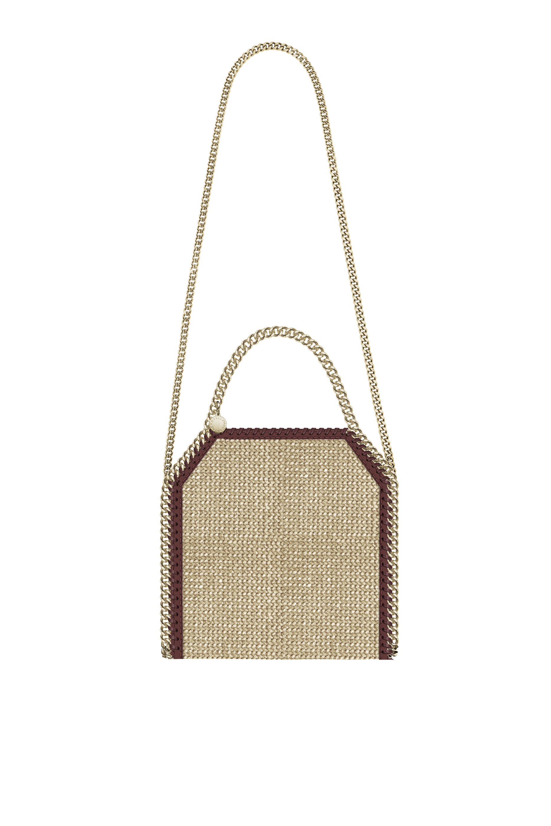  Falabella Tiny Raffia Tote Bag