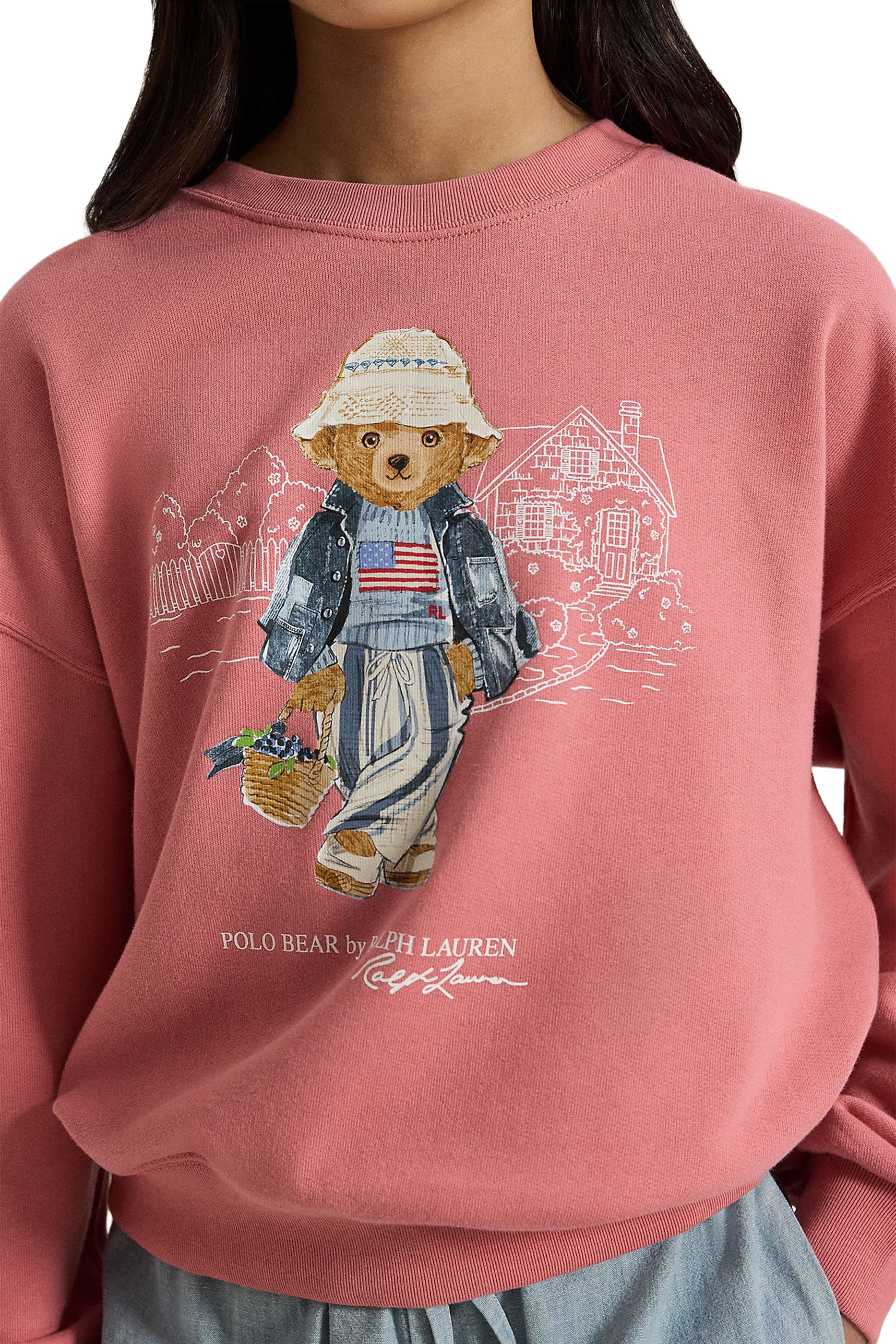 Kids Polo Bear Terry Sweatshirt