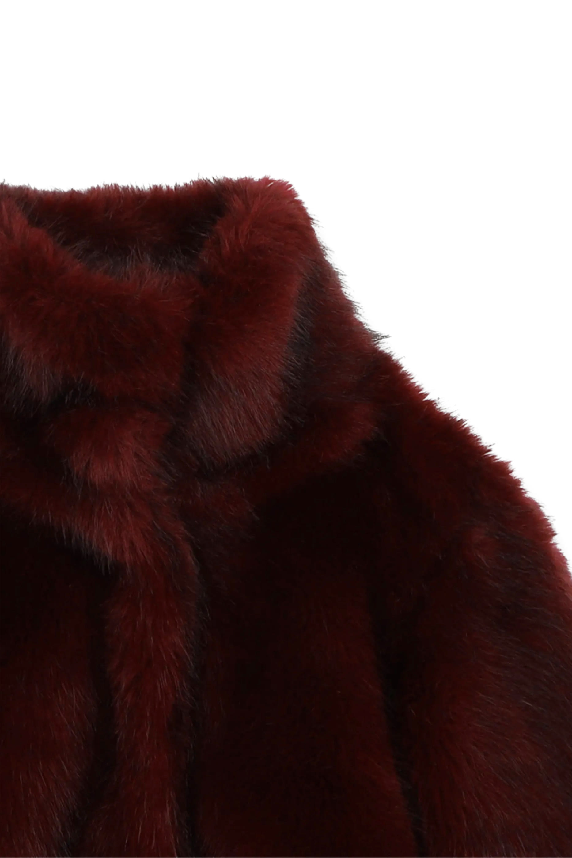 Kids Faux-Fur Long Sleeves Coat