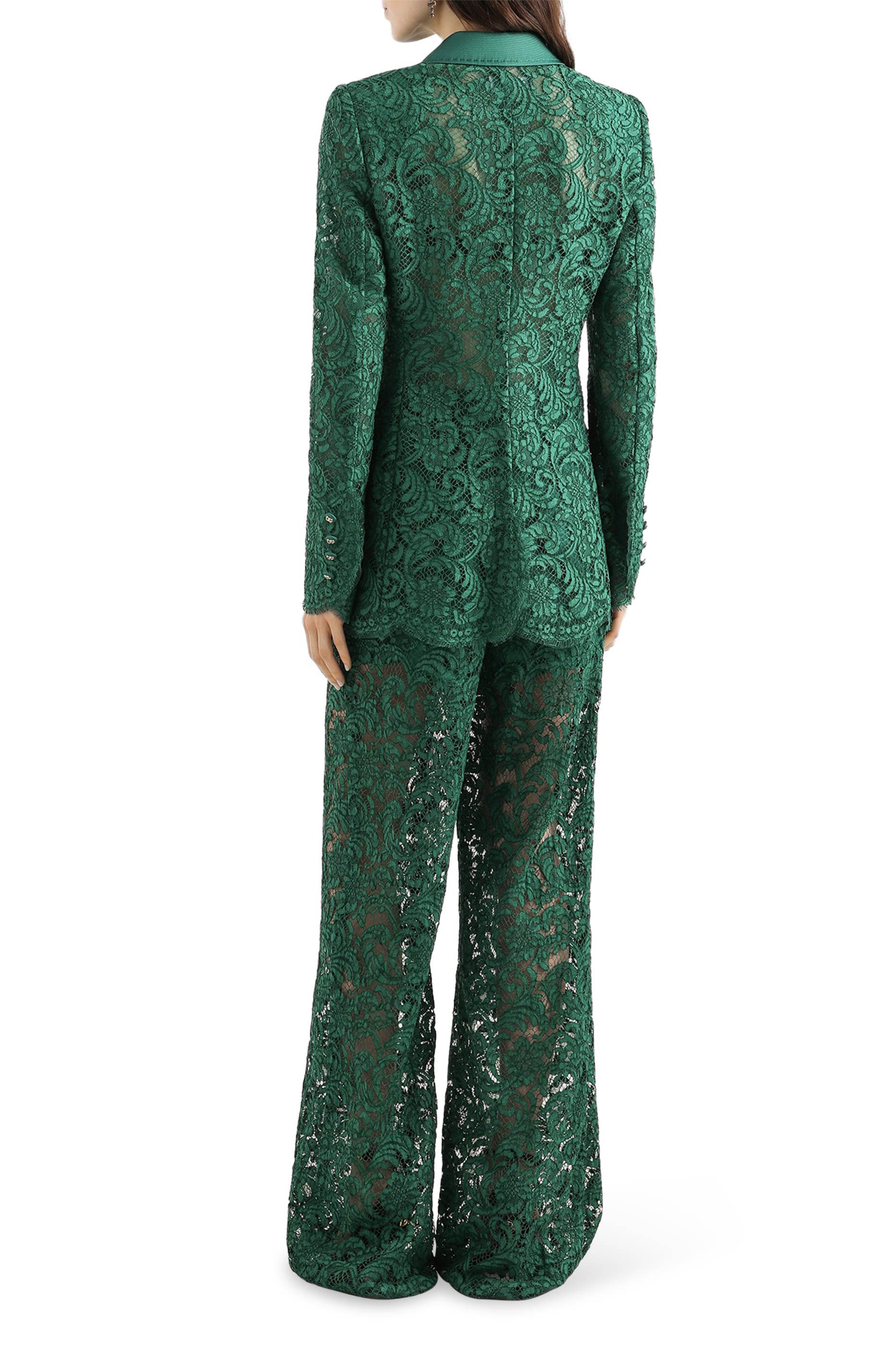 Double-Breasted Lace Jacket 