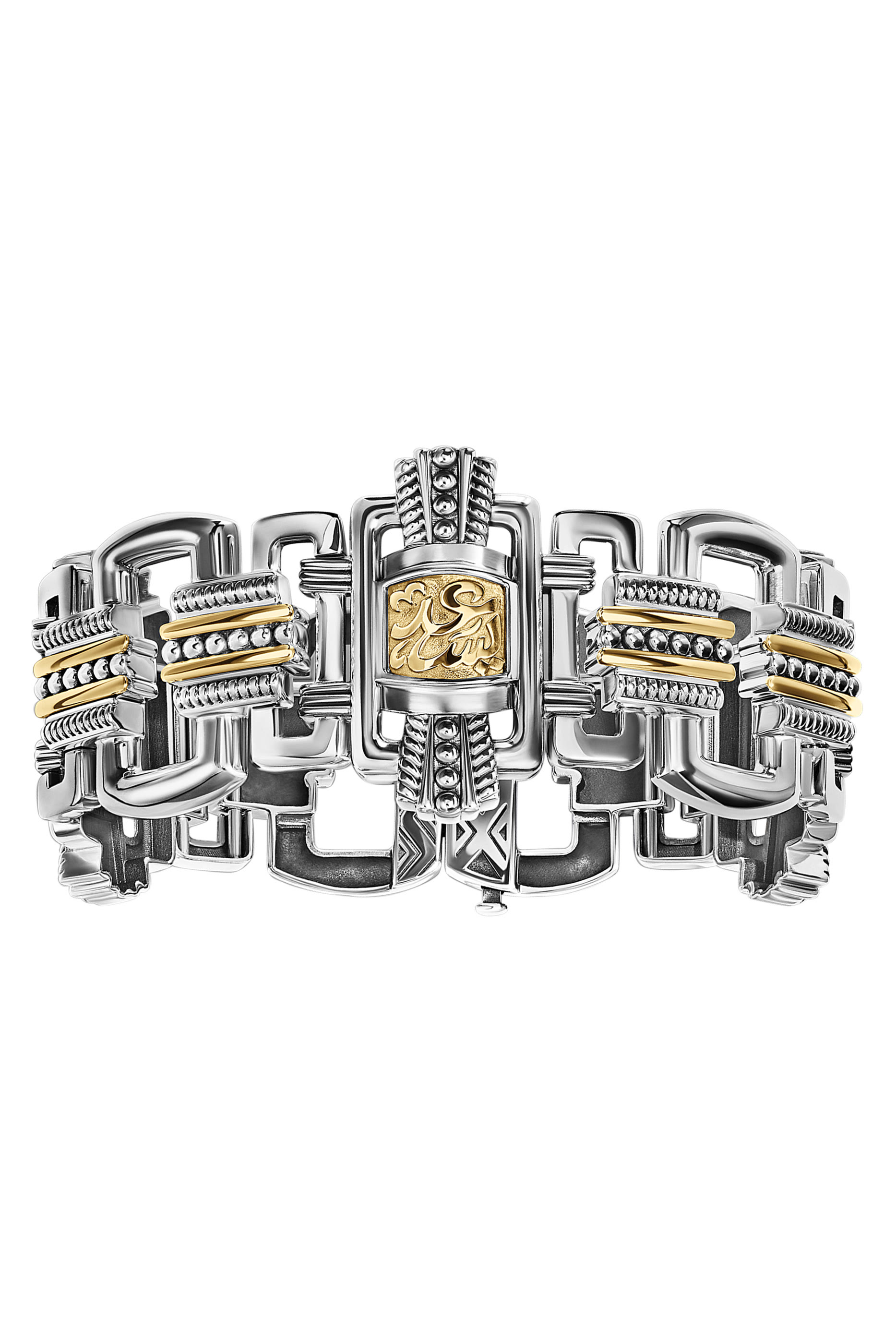 Suma Bracelet, 18K Yellow Gold & Sterling Silver