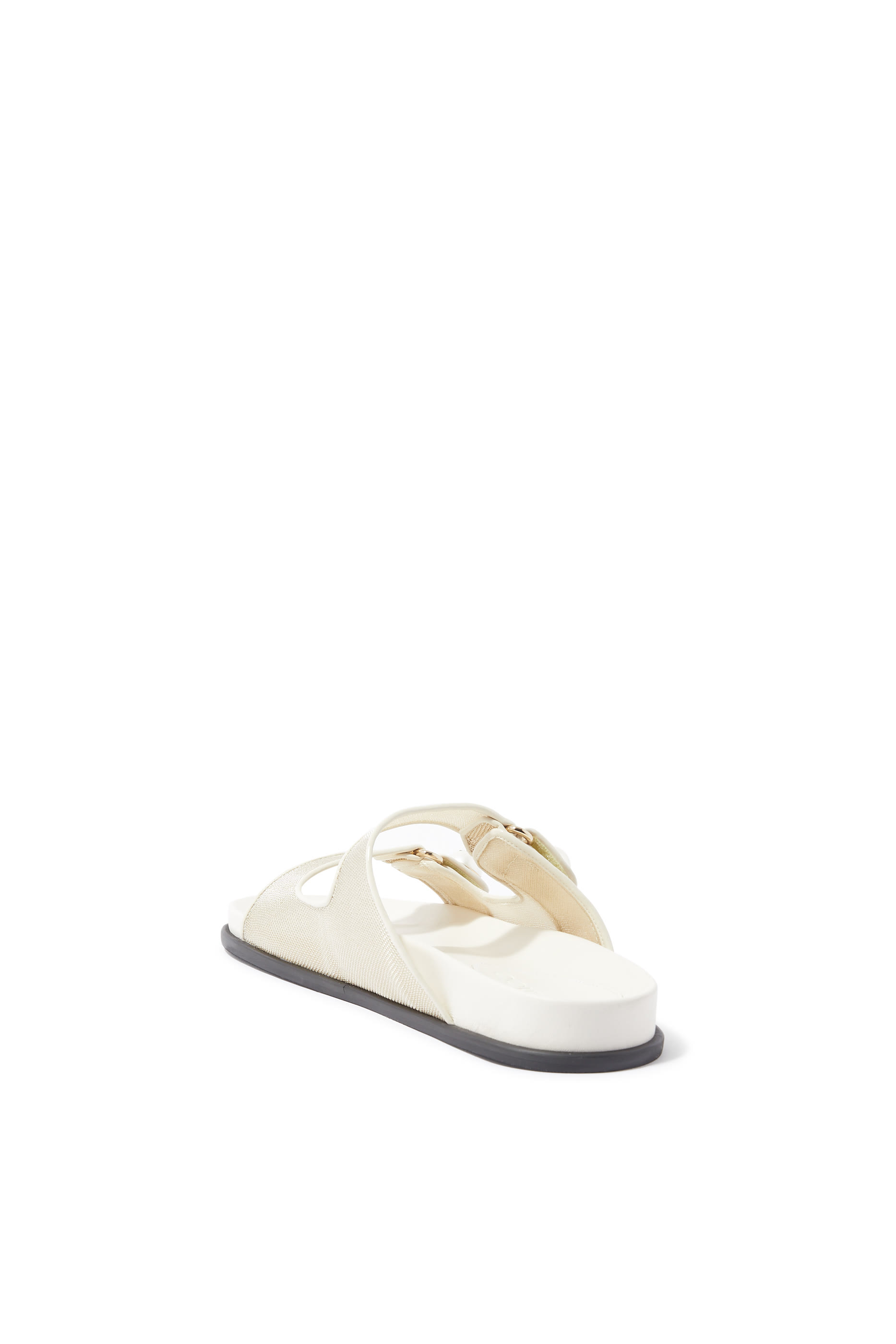 Fayence Mesh Buckle Sandals