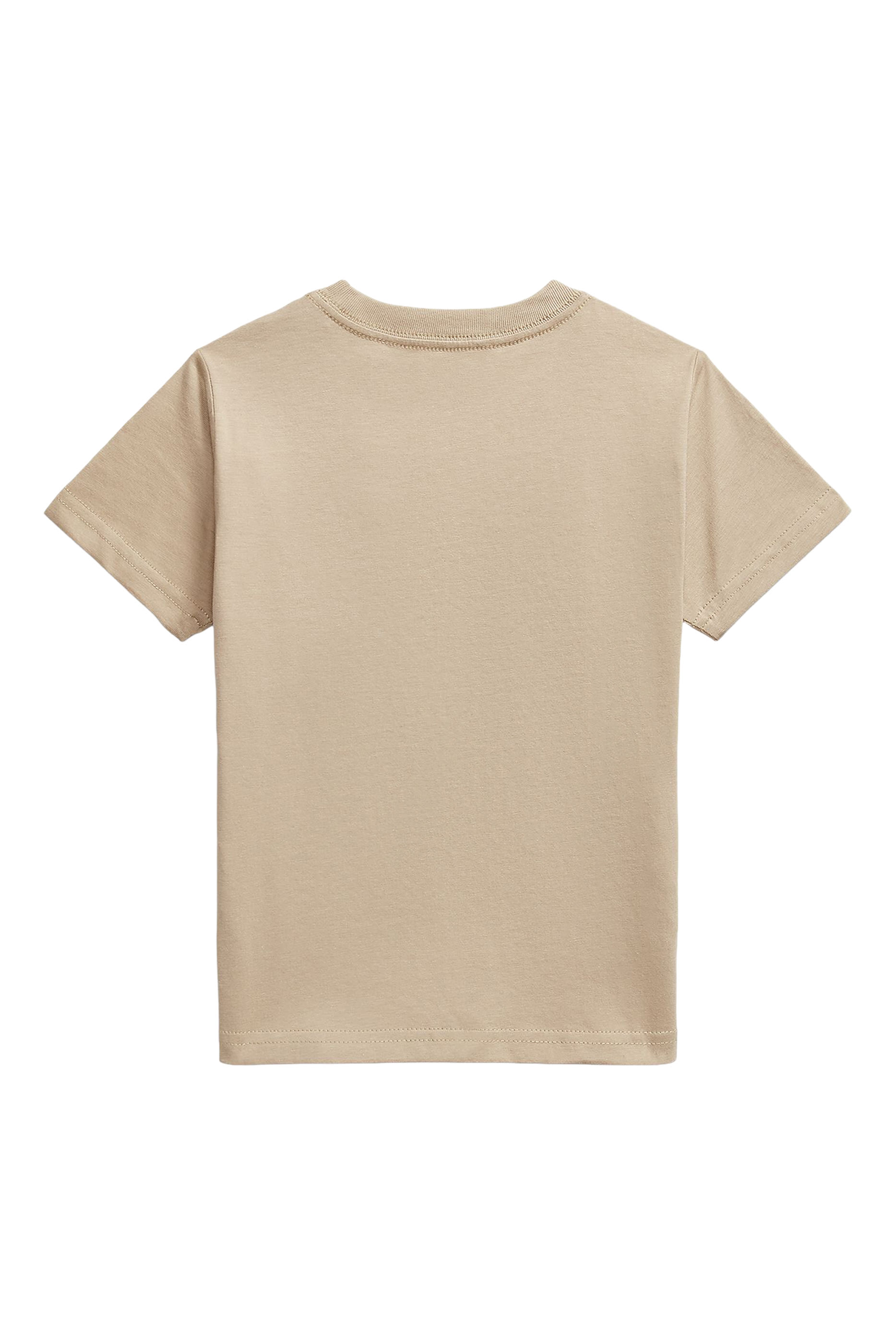 Kids Cotton Jersey Crewneck T-Shirt 