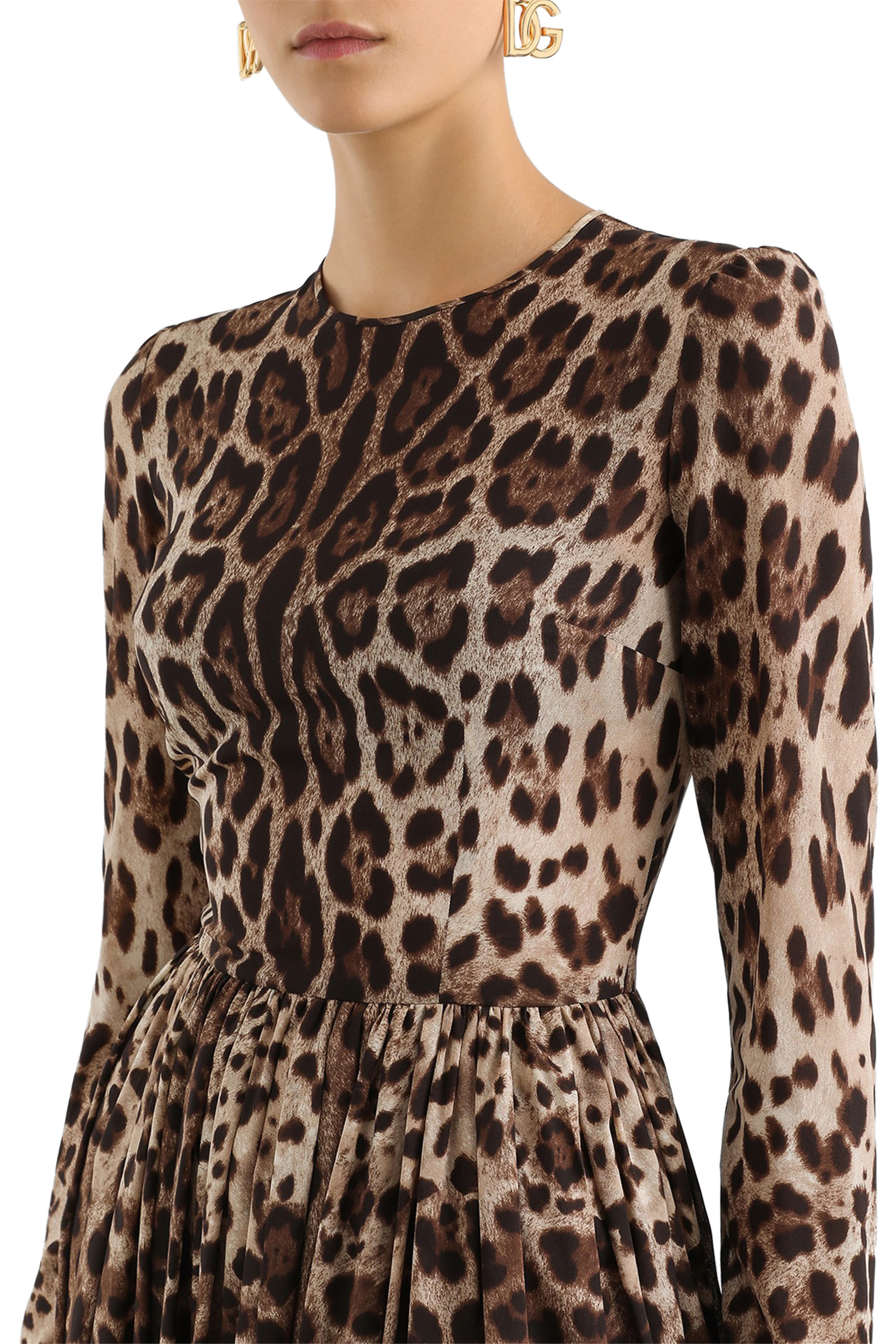 Leopard-Print Dress