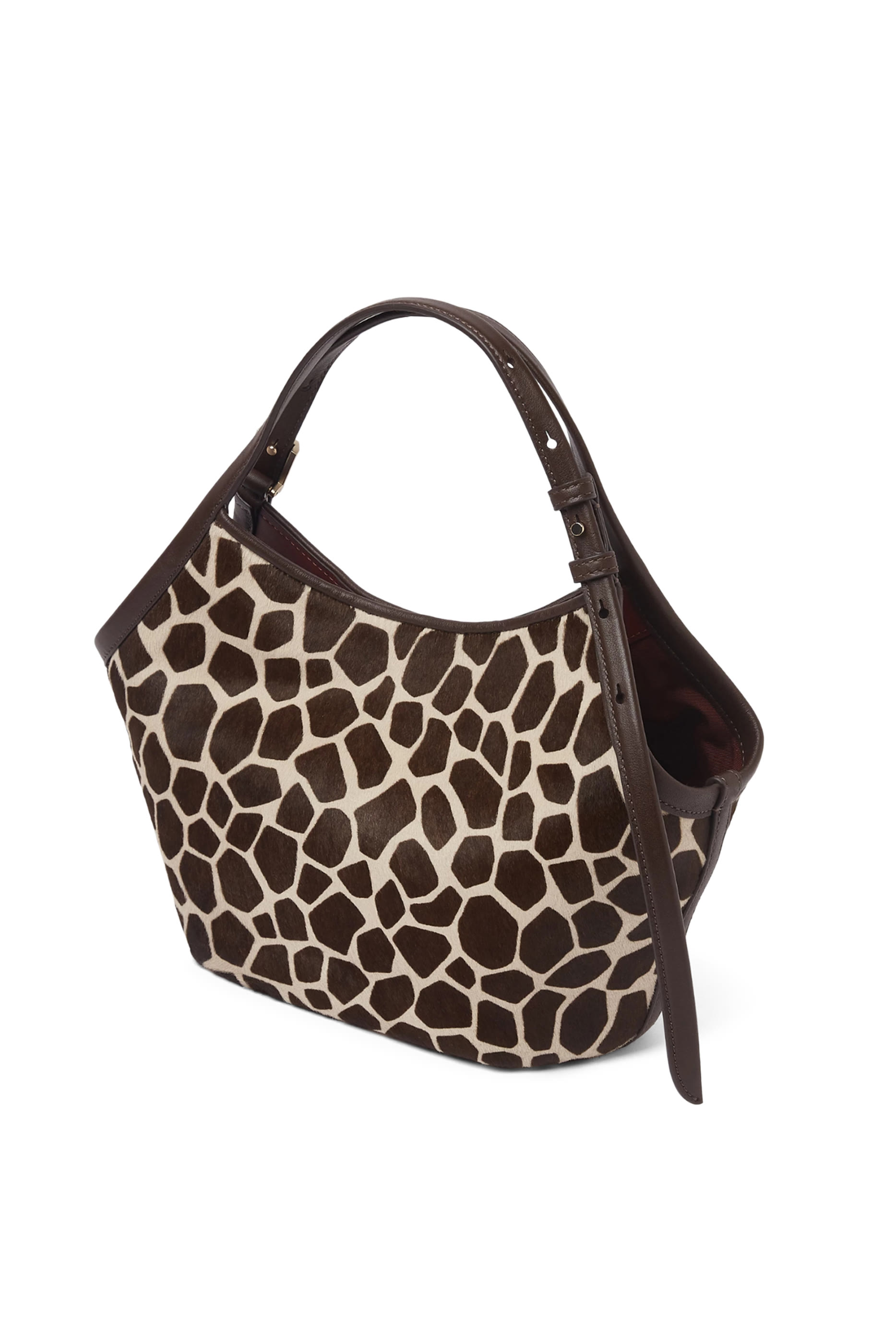 Deco Giraffe Haircalf Small Tulip Tote Bag