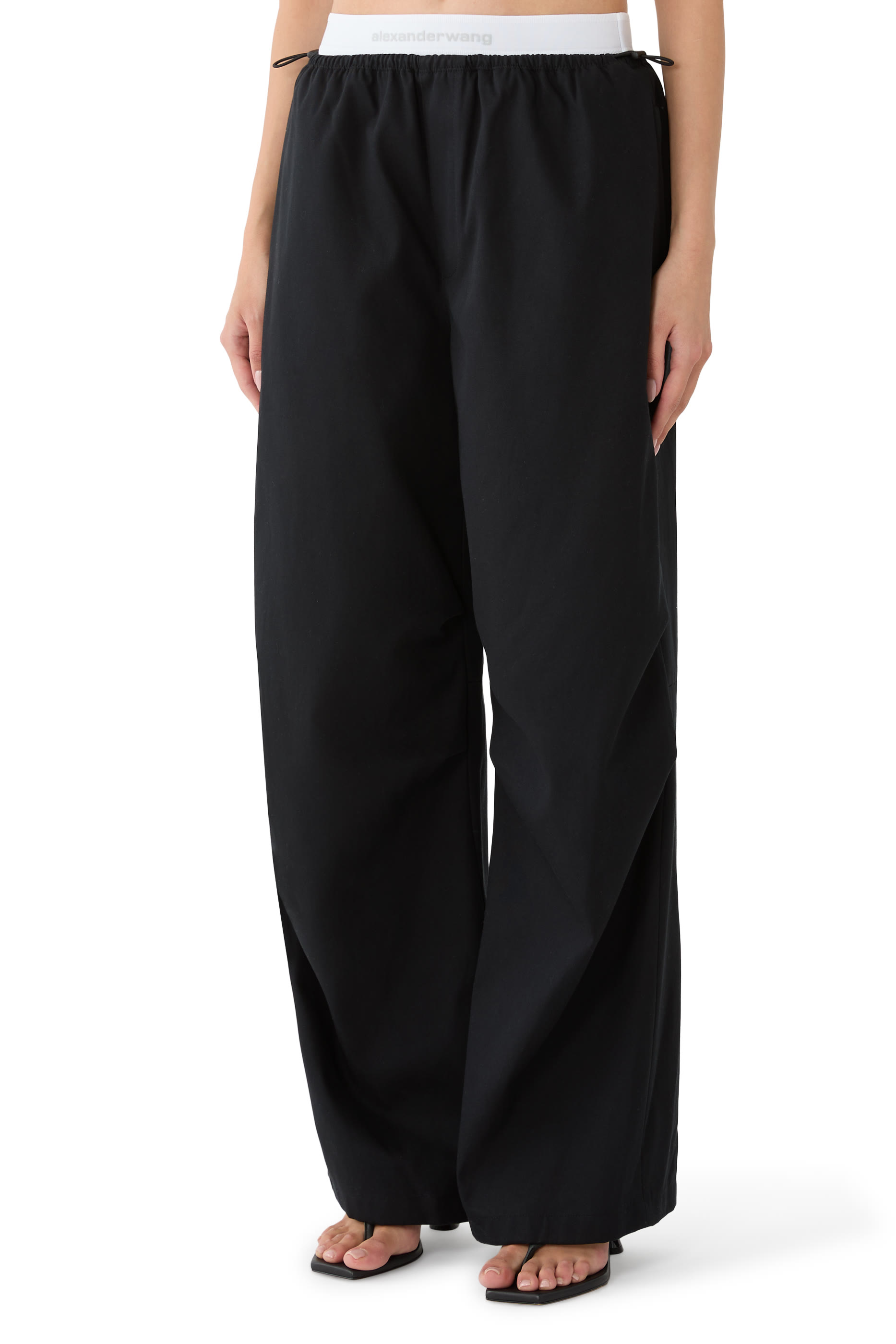Logo Elastic Mid-Rise Pants
