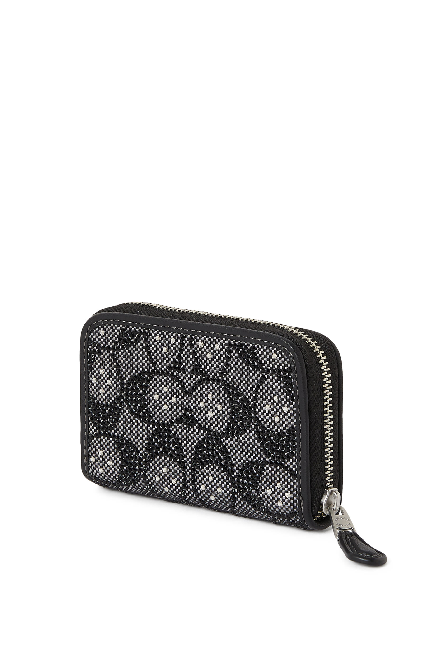Essential All-Around Zipped Card Holder in Exclusive Crystal Jacquard