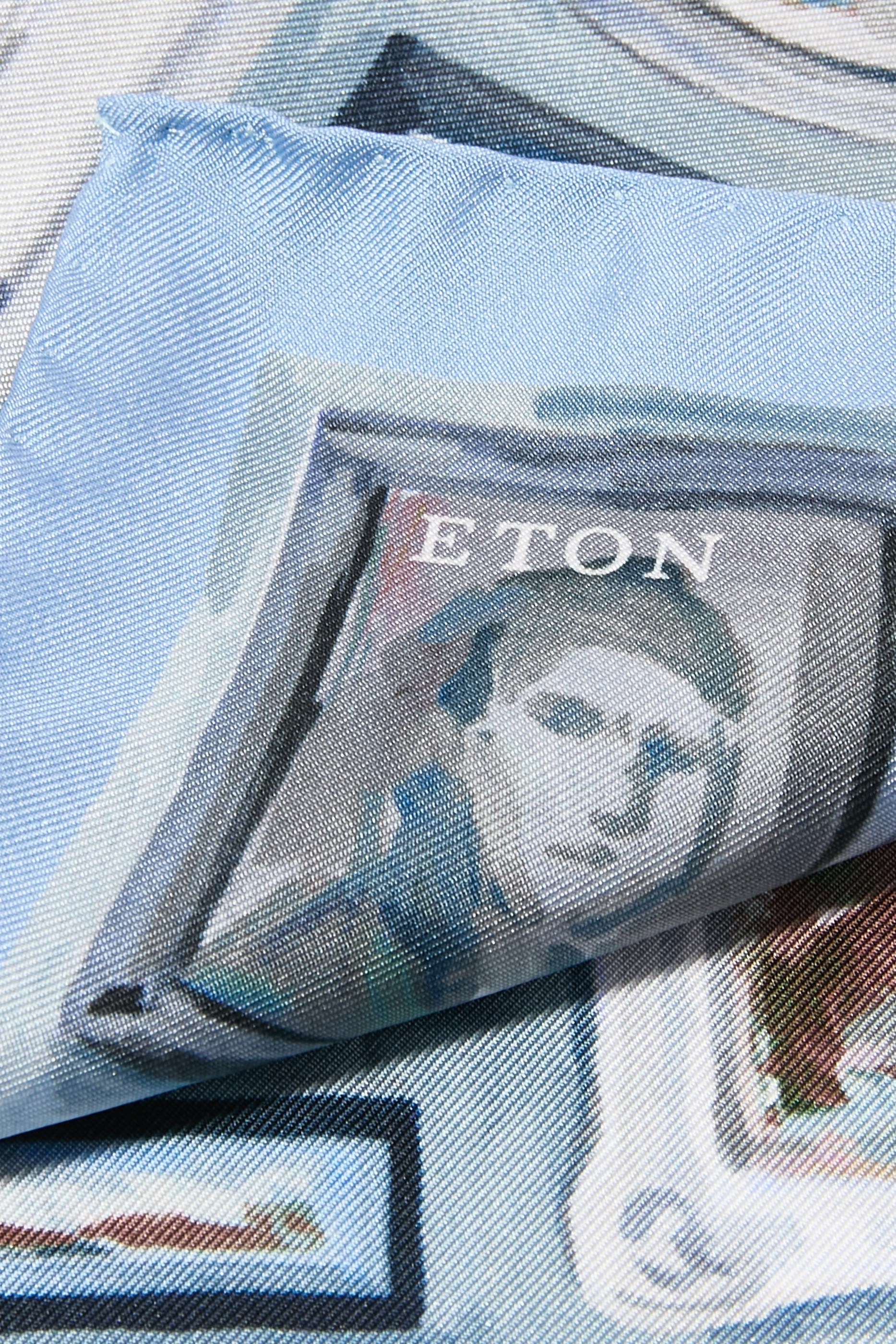 Portrait Silk Twill Pocket Square