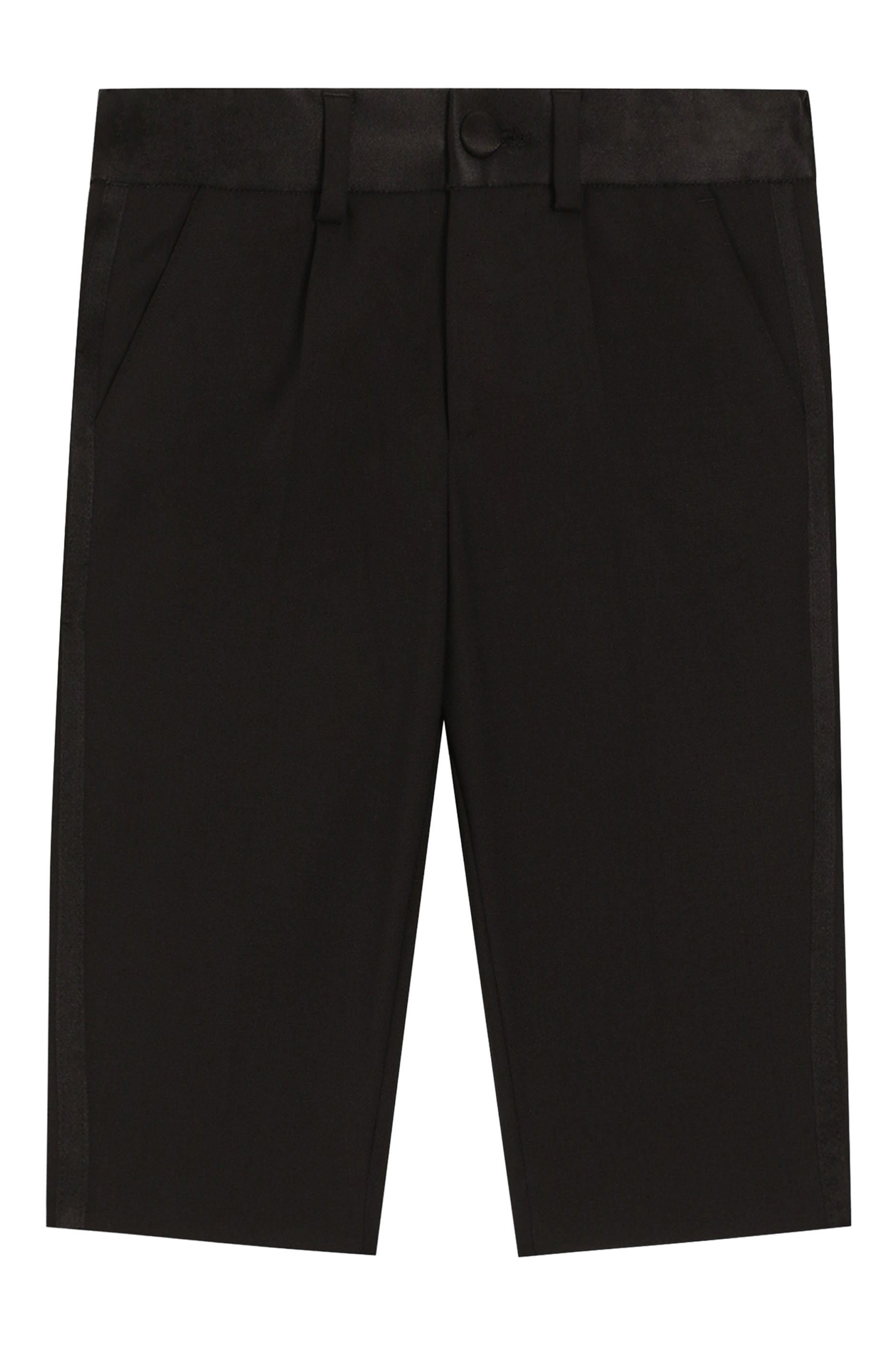 Kids Single-Breasted Suit and Tuxedo Trousers Set