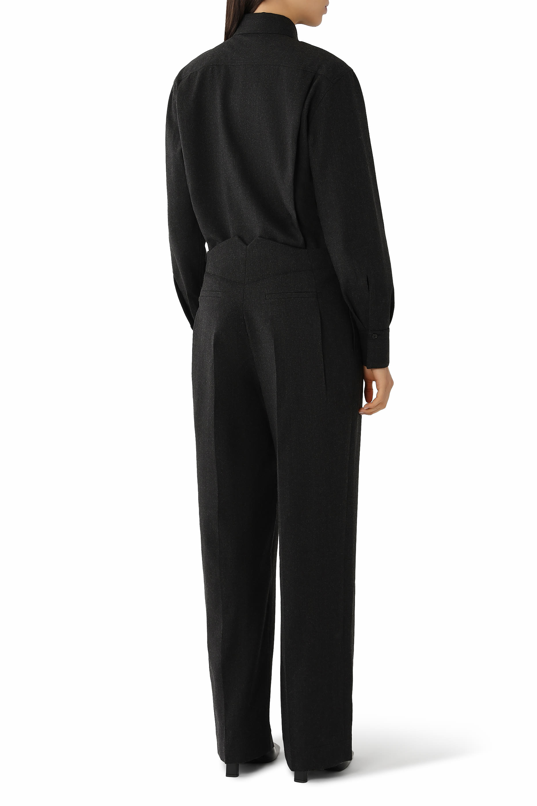 Tailored Wool Jumpsuit