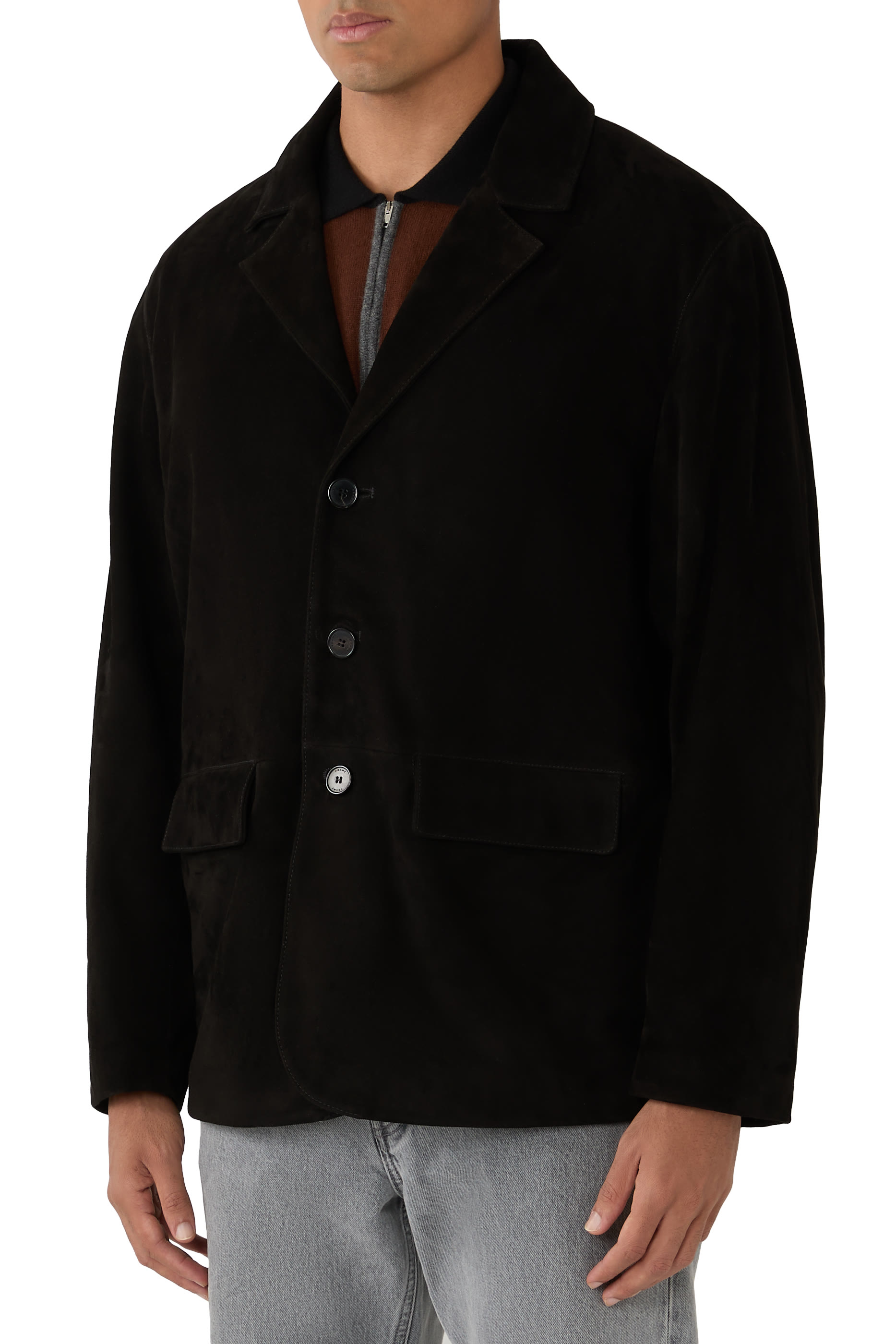 Suede Blazer