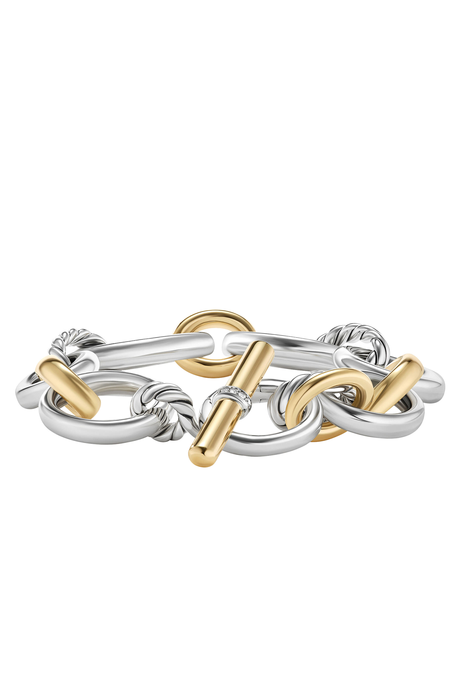 Mercer Chain Bracelet, 18k Yellow Gold & Diamonds