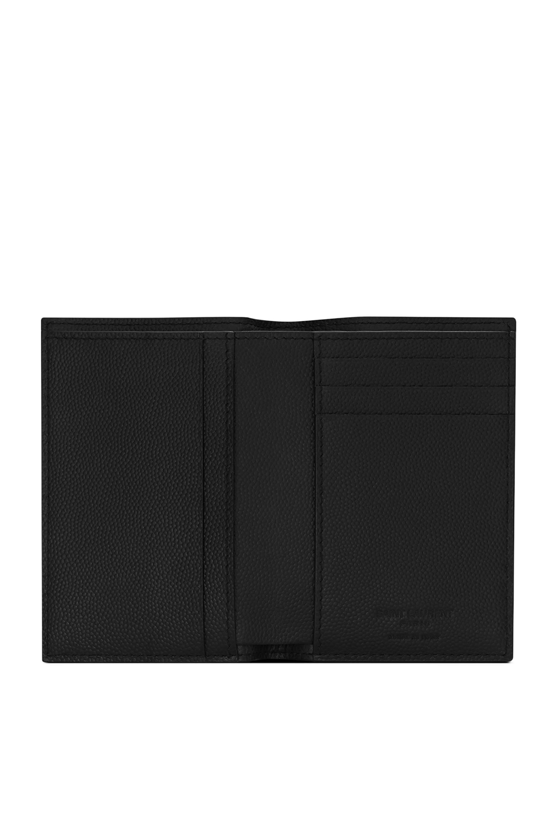 Paris Credit Card Wallet in Grain de Poudre Leather