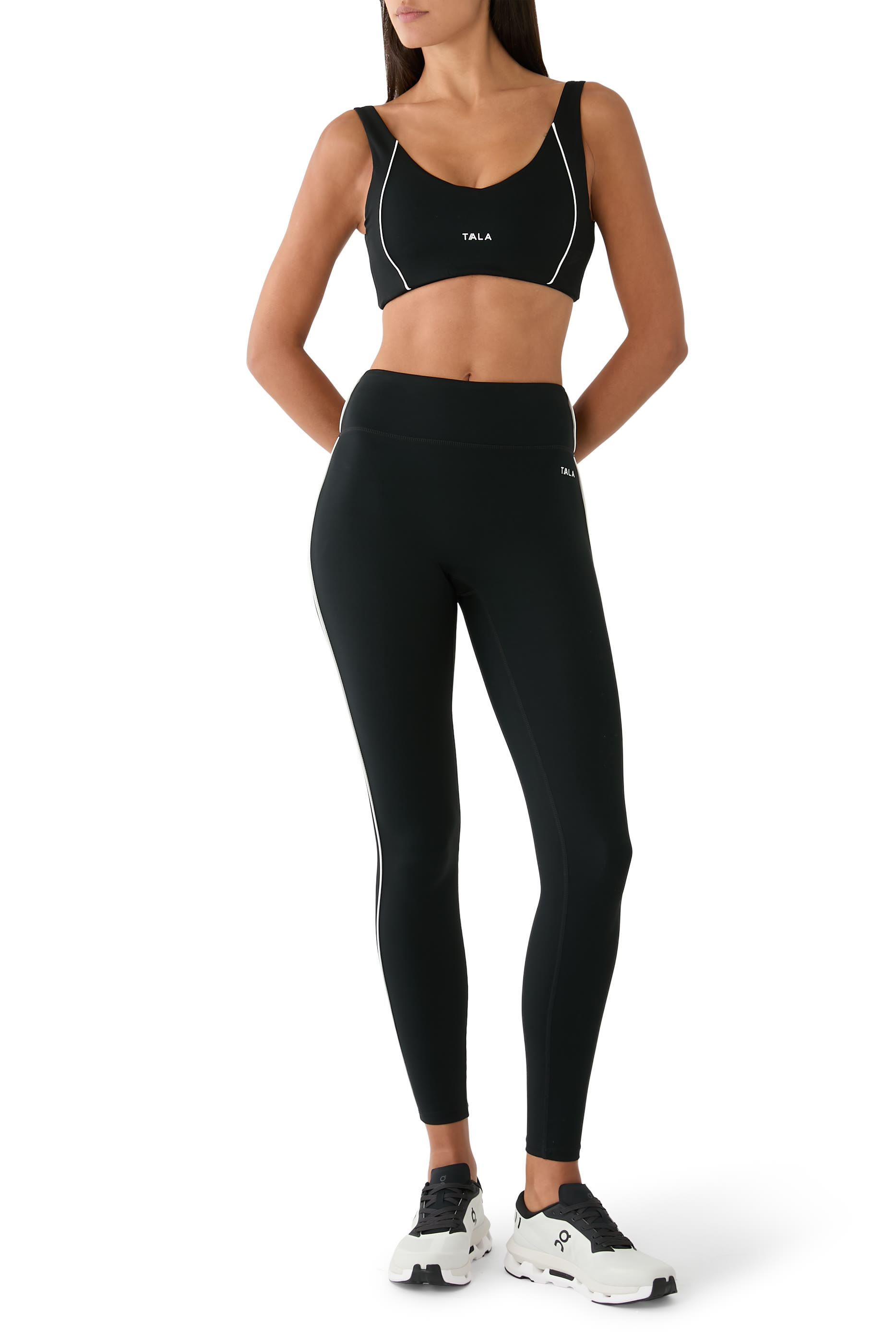 SkinLuxe Contrast Piping Sports Bra
