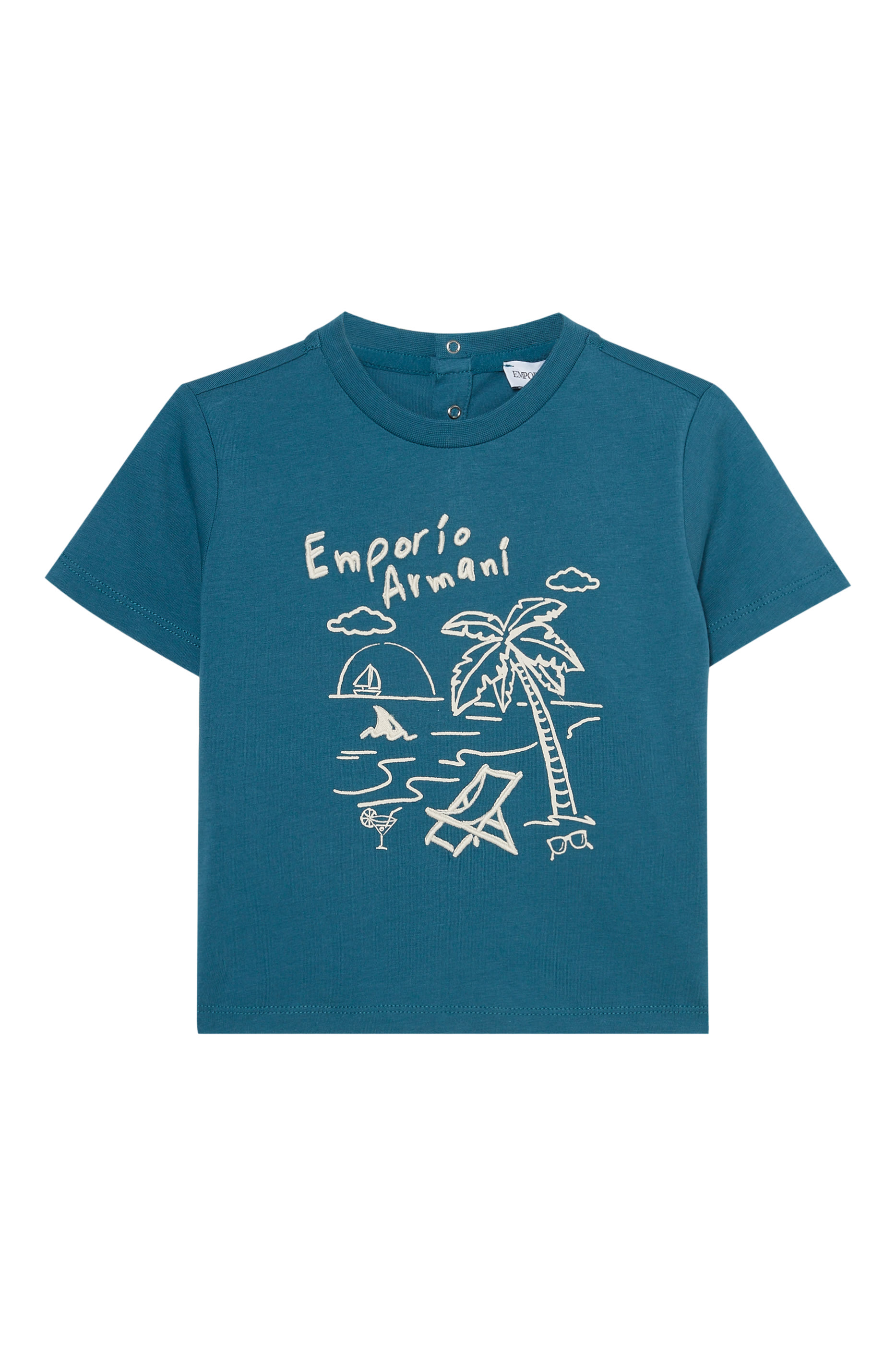 Kids Beach Set Printed T-Shirt