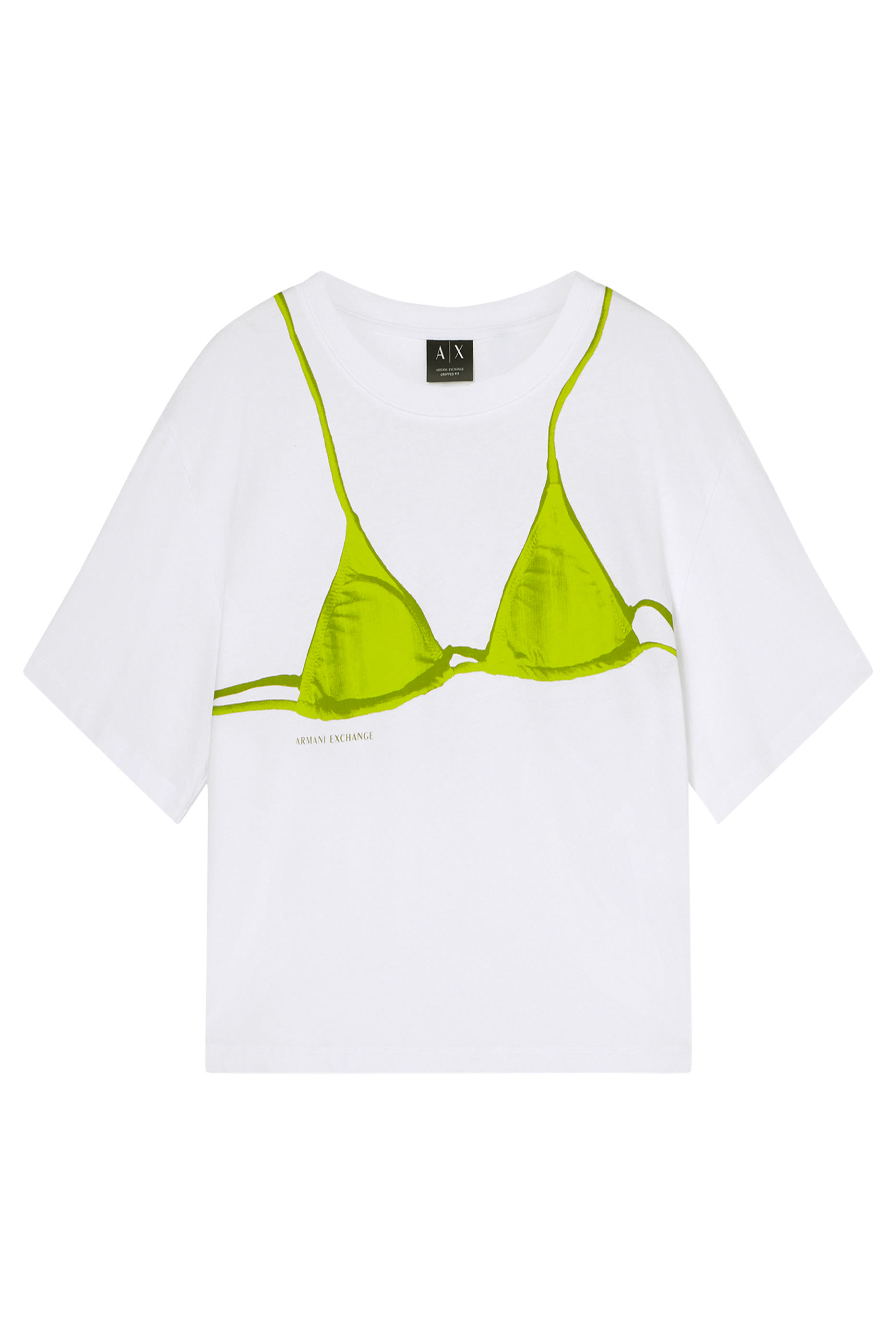 Ibiza Bikini Print Cropped T-Shirt