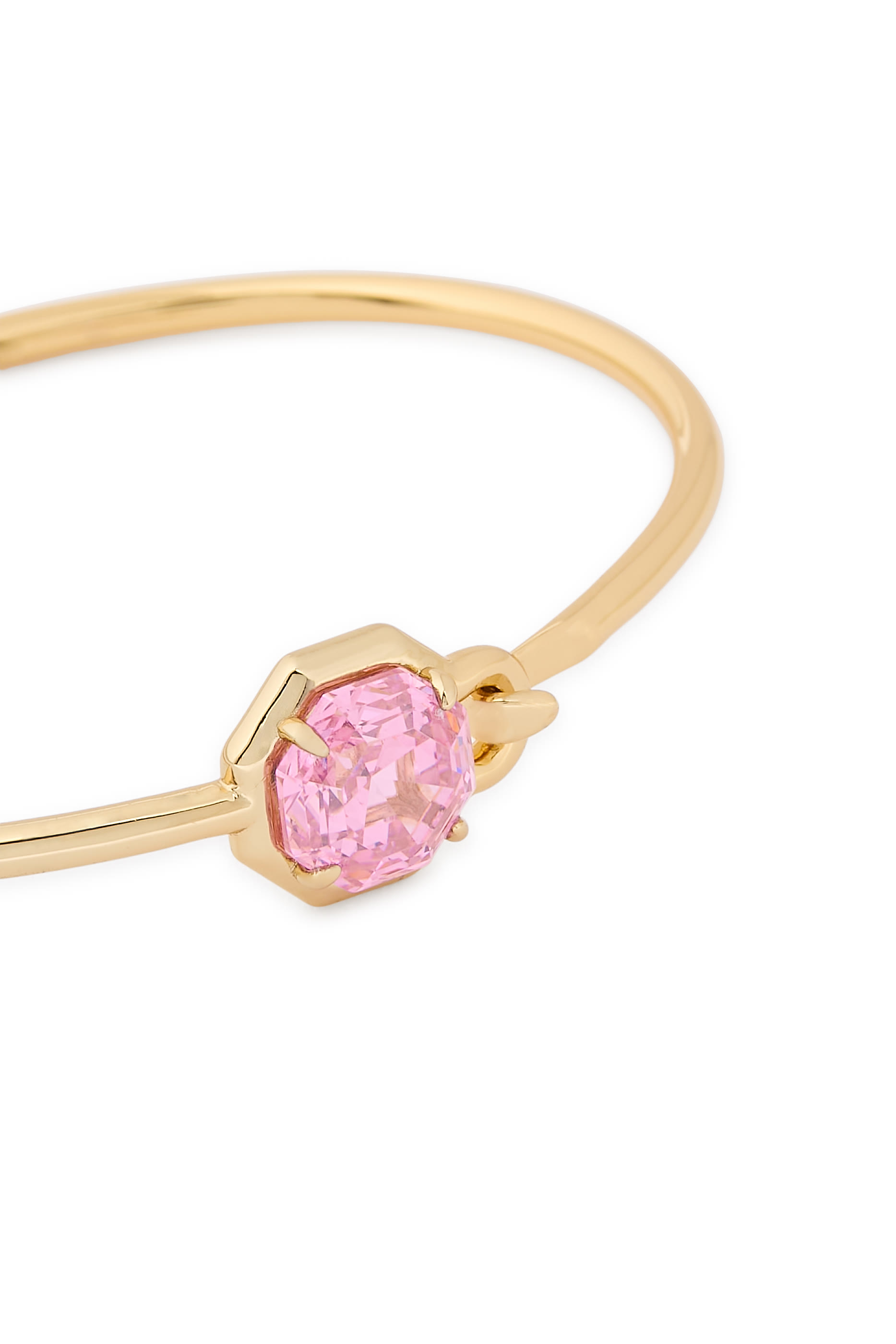 Octagon Solitaire Bangle