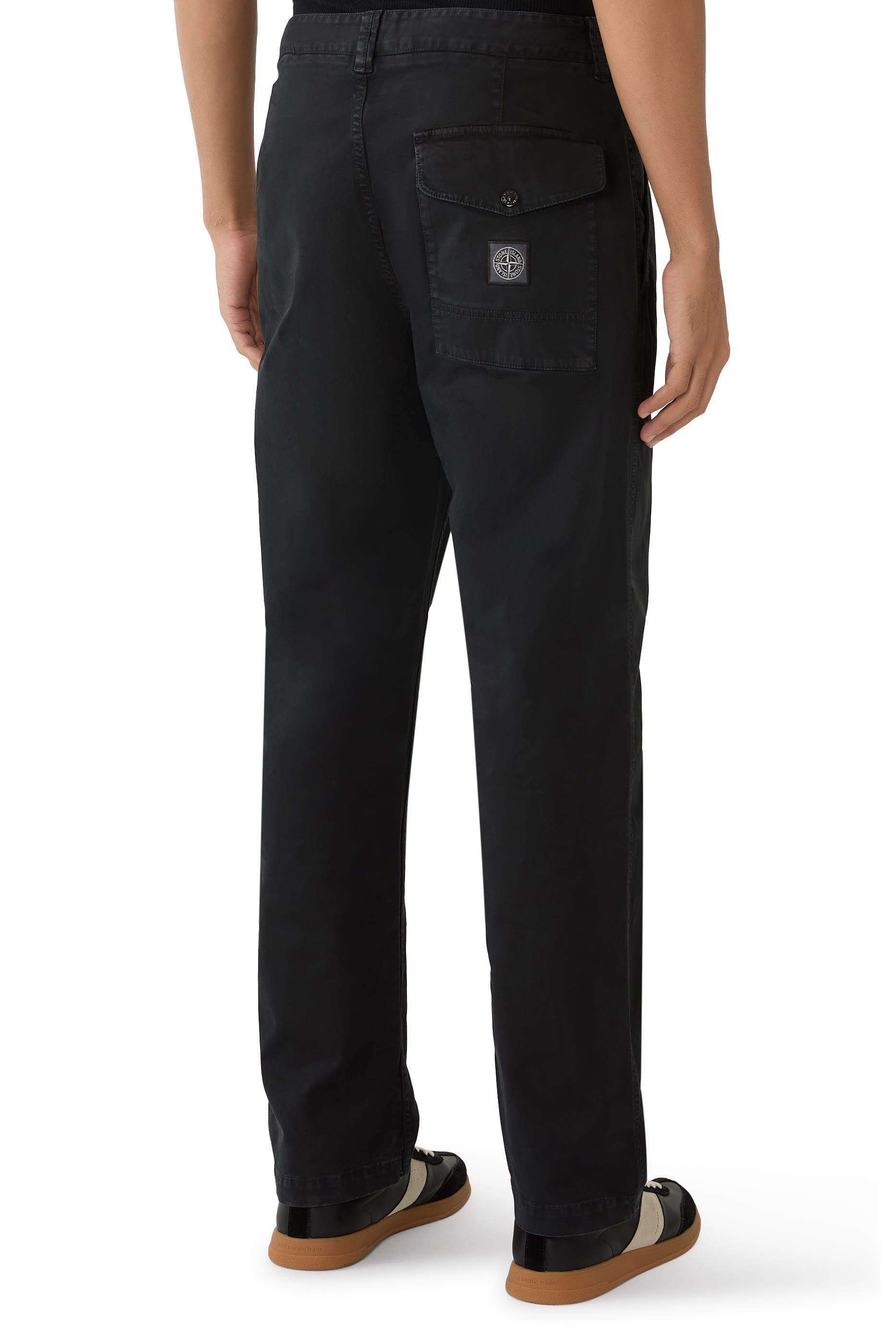 Old Effect Pocket Fatigue Trousers