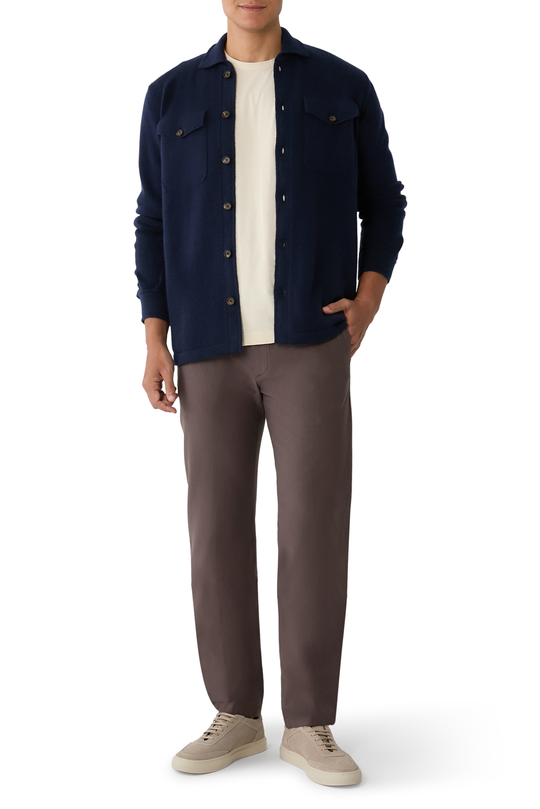 Flat Front Jogger Pants