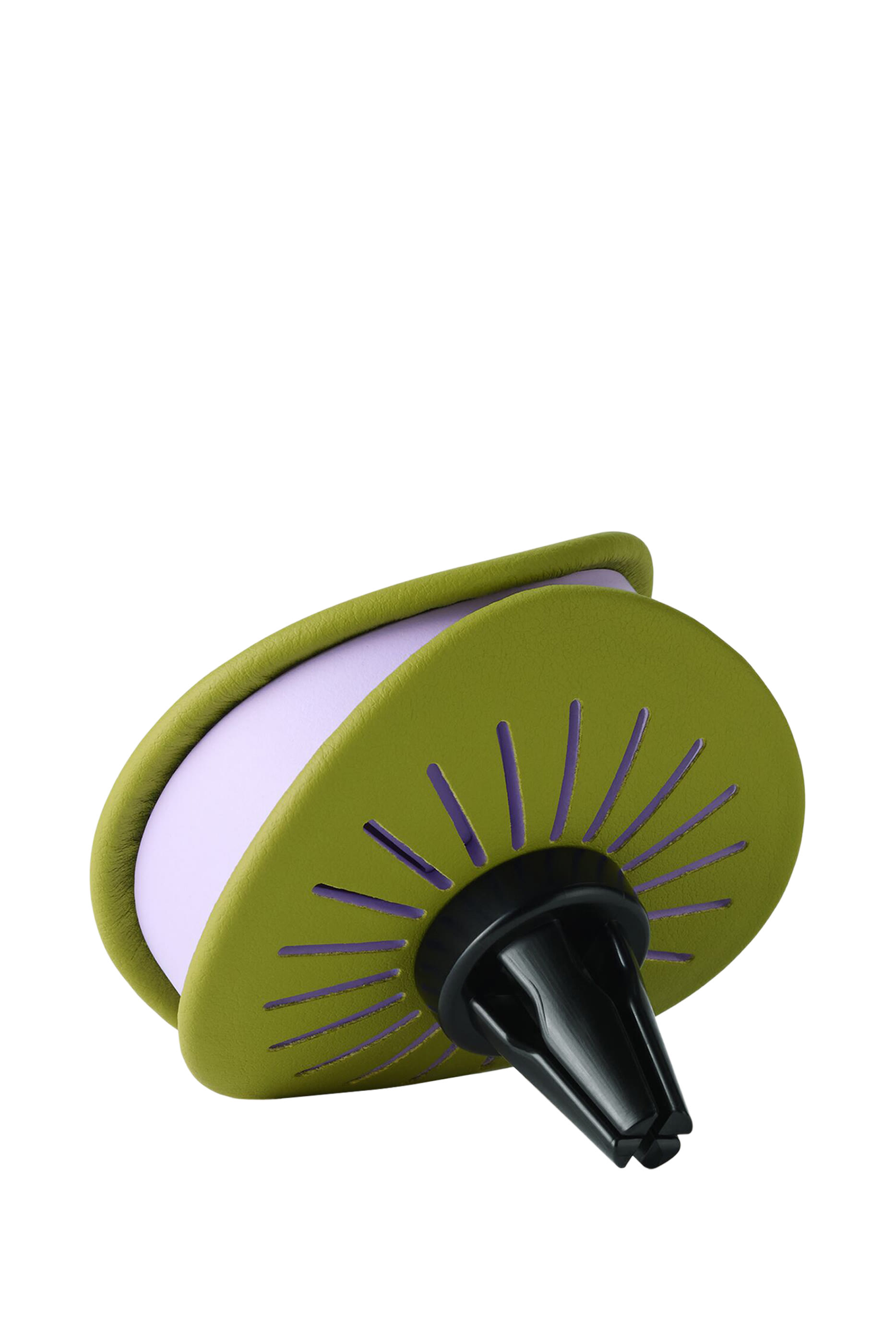 Car Diffuser Calfskin Jungle Green With Lilla Case
