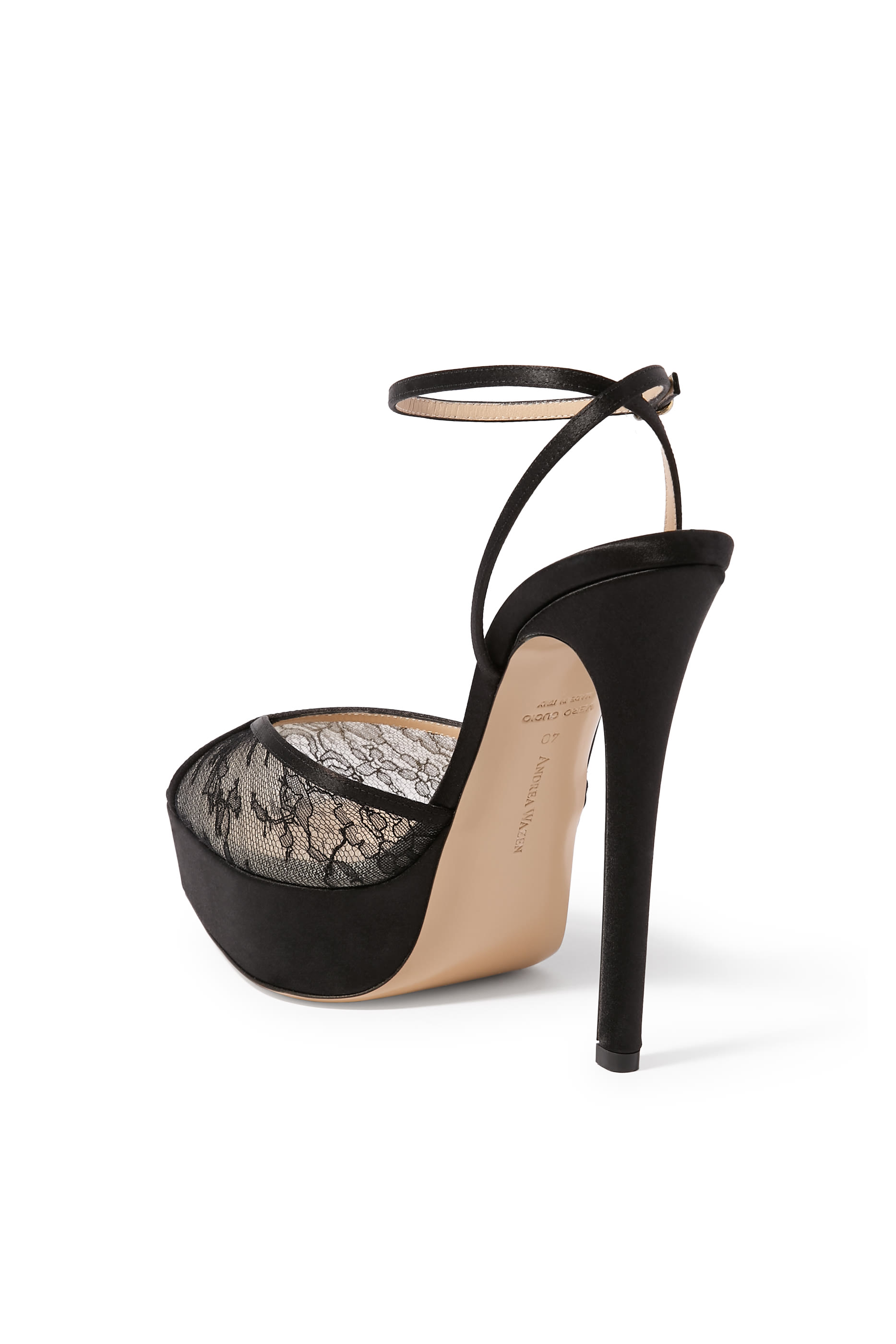 Katy 140 Lace Platform Heels