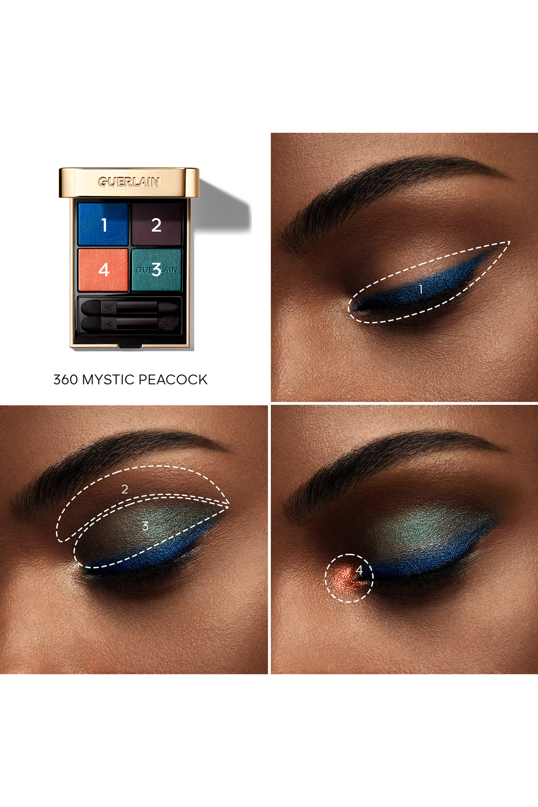 Ombres G Eyeshadow Quad, 6g