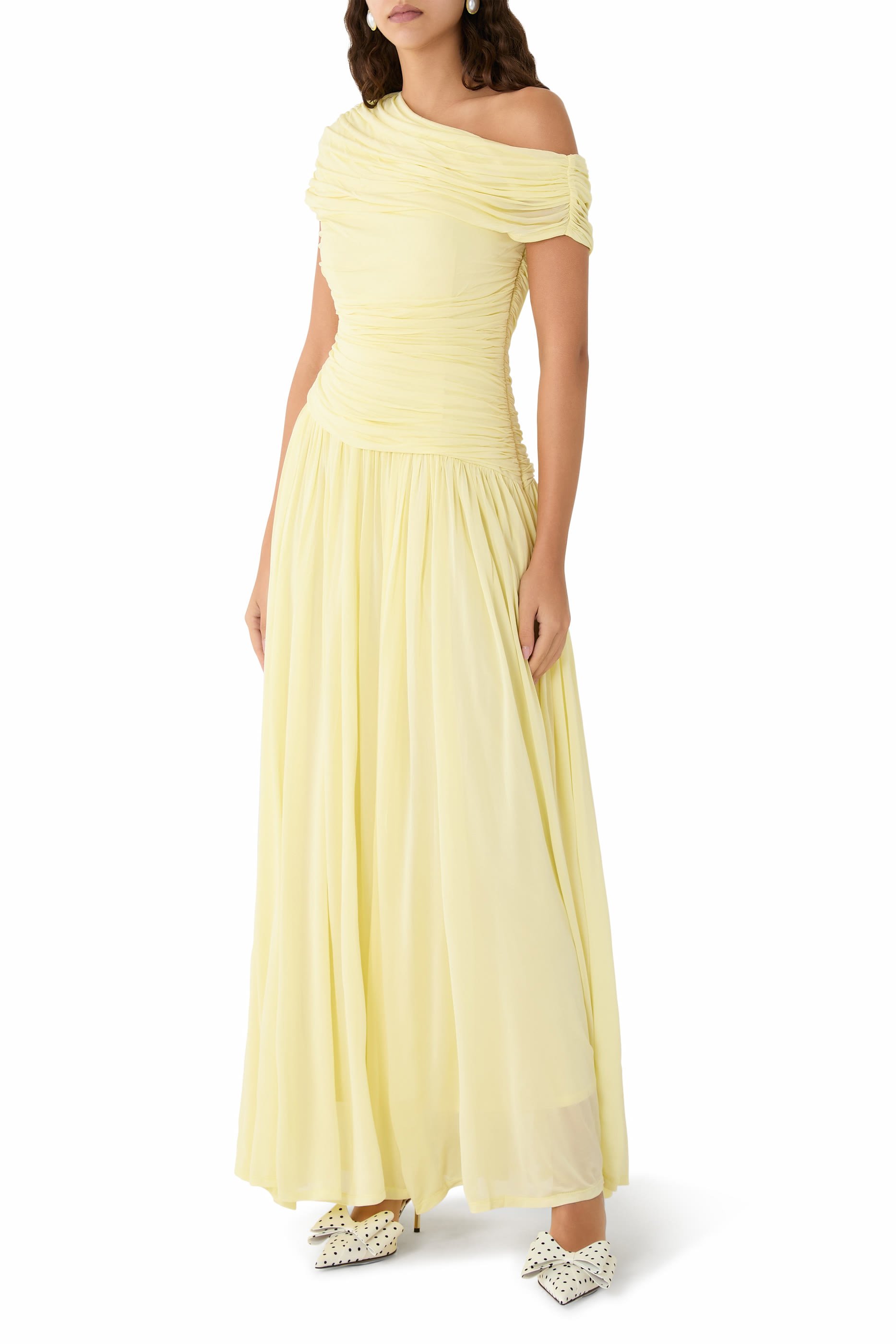 Le Cadeau 85 Polka Dot Slingback Pumps