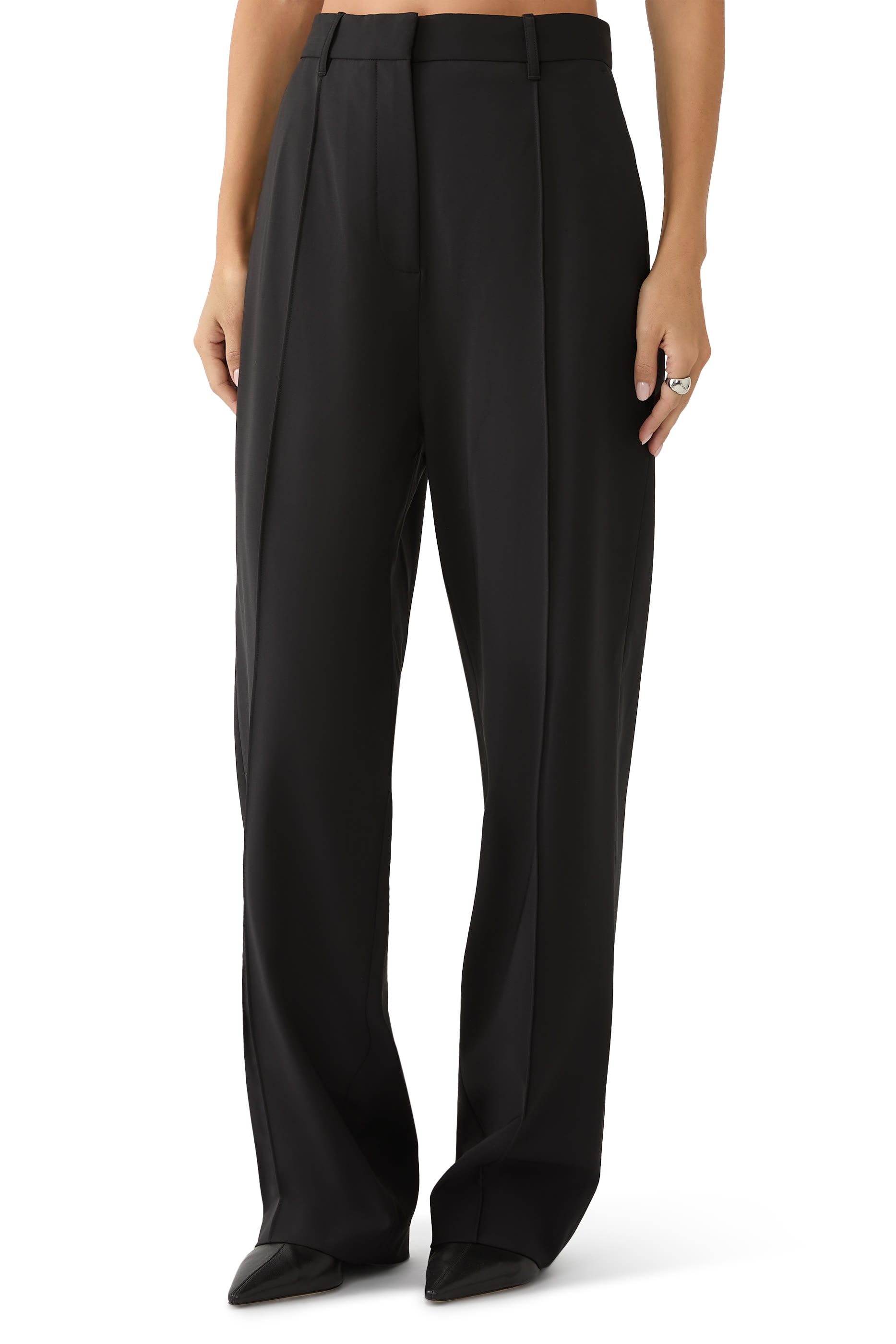 Corinthian Straight-Leg Pants